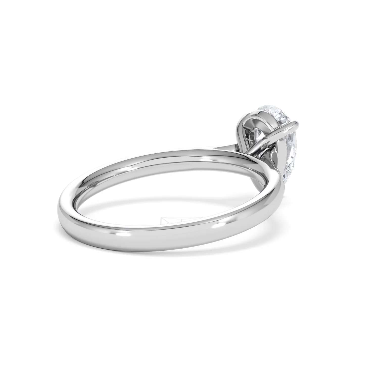 Amora Pear 1.00ct Lab Diamond Engagement Ring F/VS Set in Platinum - Image 38