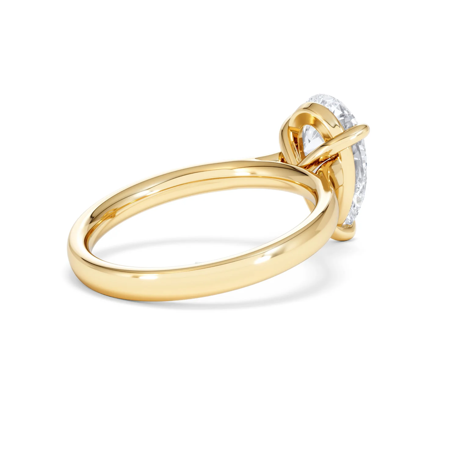 Amora Pear 2.00ct Lab Diamond Engagement Ring F/VS Set in 18K Gold - Image 37