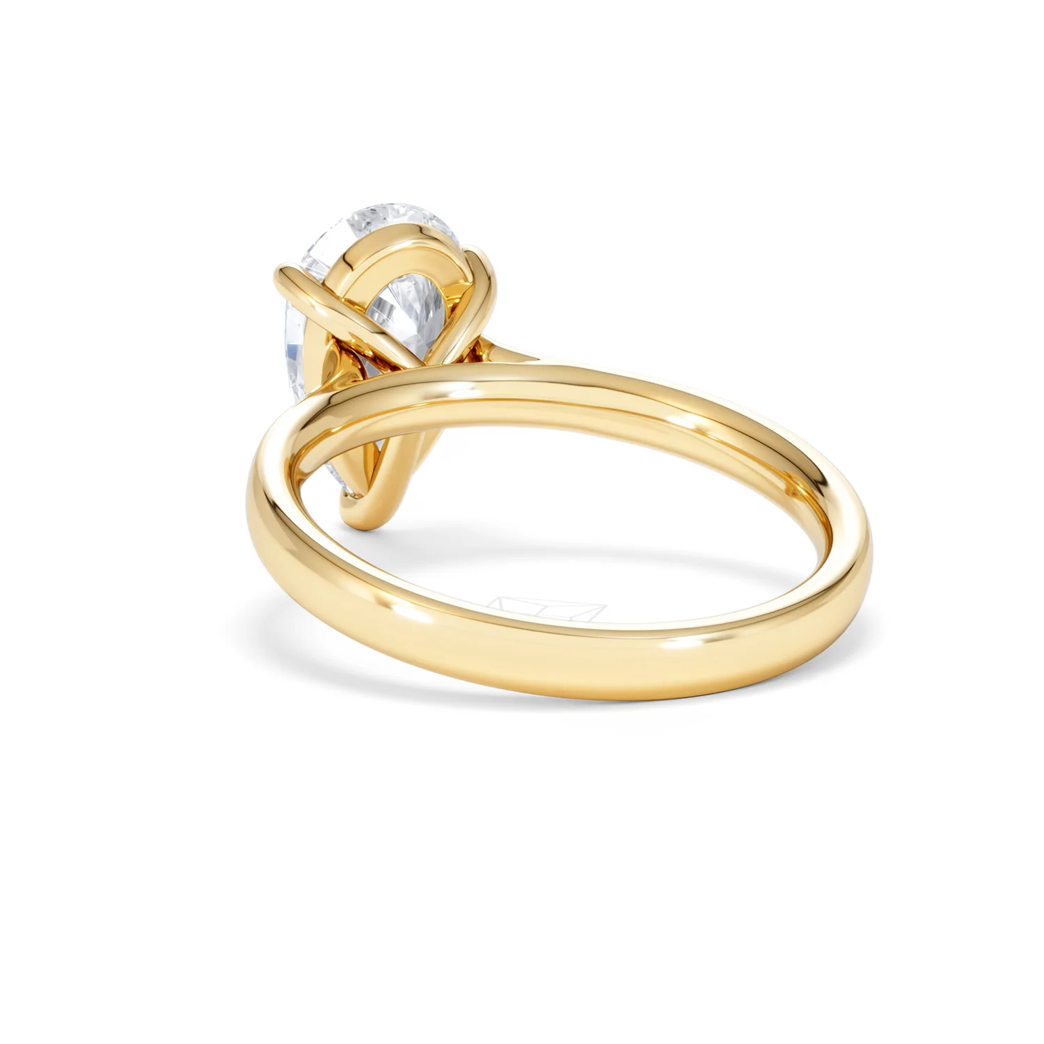 Amora Pear 2.00ct Lab Diamond Engagement Ring F/VS Set in 18K Gold - Image 54