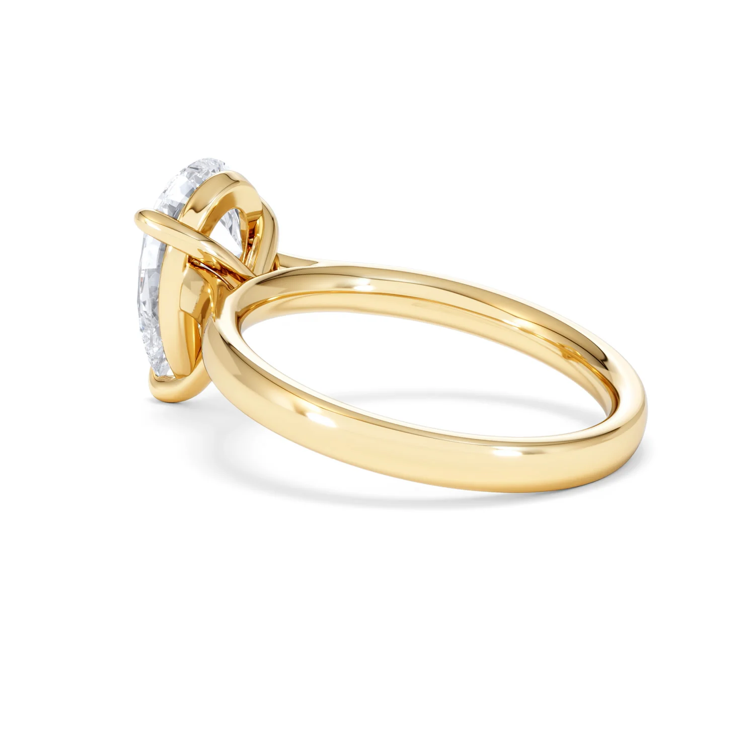 Amora Pear 2.00ct Lab Diamond Engagement Ring F/VS Set in 18K Gold - Image 60