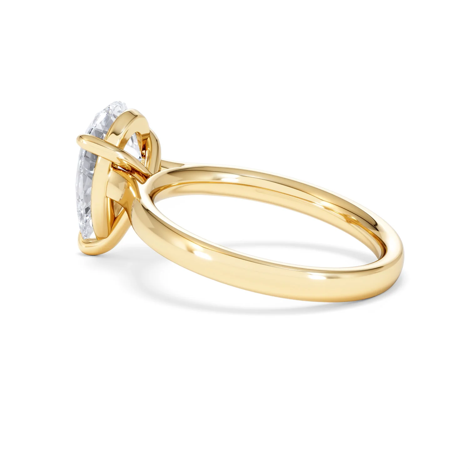 Amora Pear 2.00ct Lab Diamond Engagement Ring F/VS Set in 18K Gold - Image 62