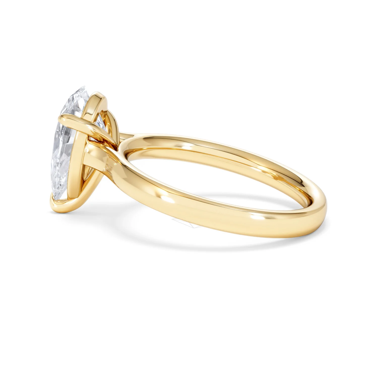 Amora Pear 2.00ct Lab Diamond Engagement Ring F/VS Set in 18K Gold - Image 65