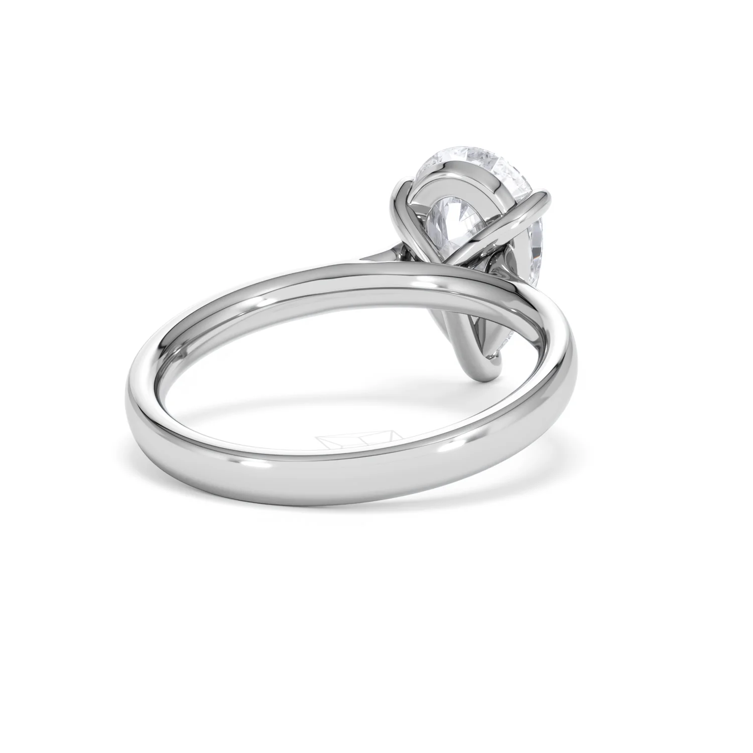 Amora Pear 2.00ct Lab Diamond Engagement Ring F/VS Set in 18K White Gold - Image 42