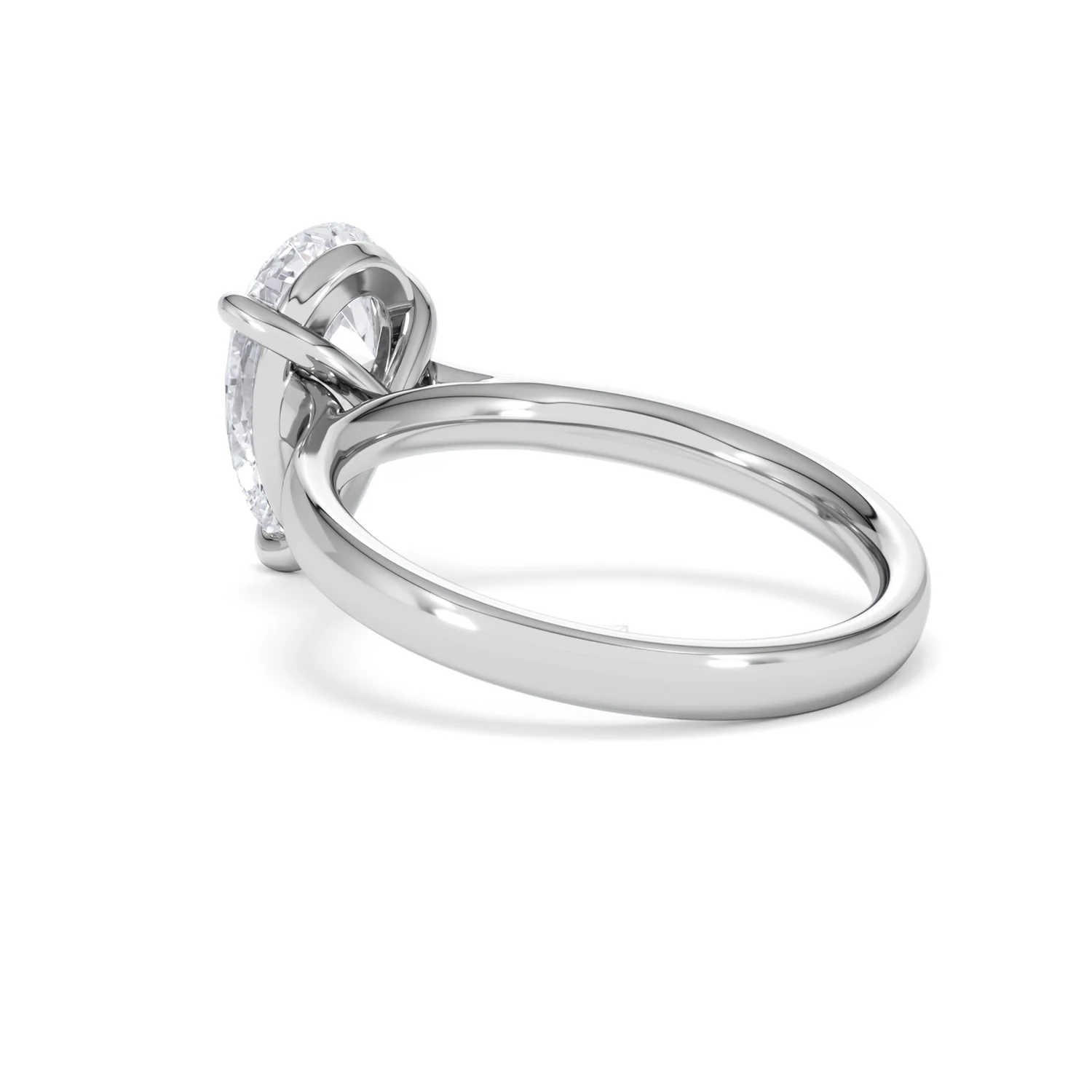 Amora Pear 2.00ct Lab Diamond Engagement Ring F/VS Set in 18K White Gold - Image 58