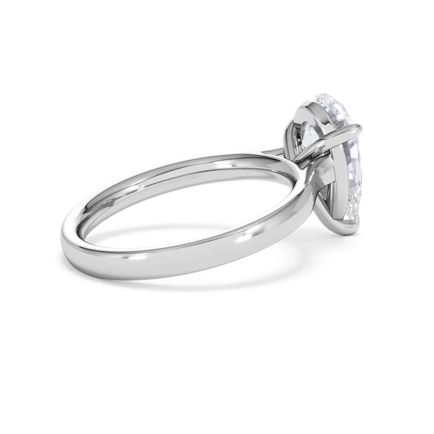 Amora Pear 2.00ct Lab Diamond Engagement Ring F/VS Set in Platinum - Image 34