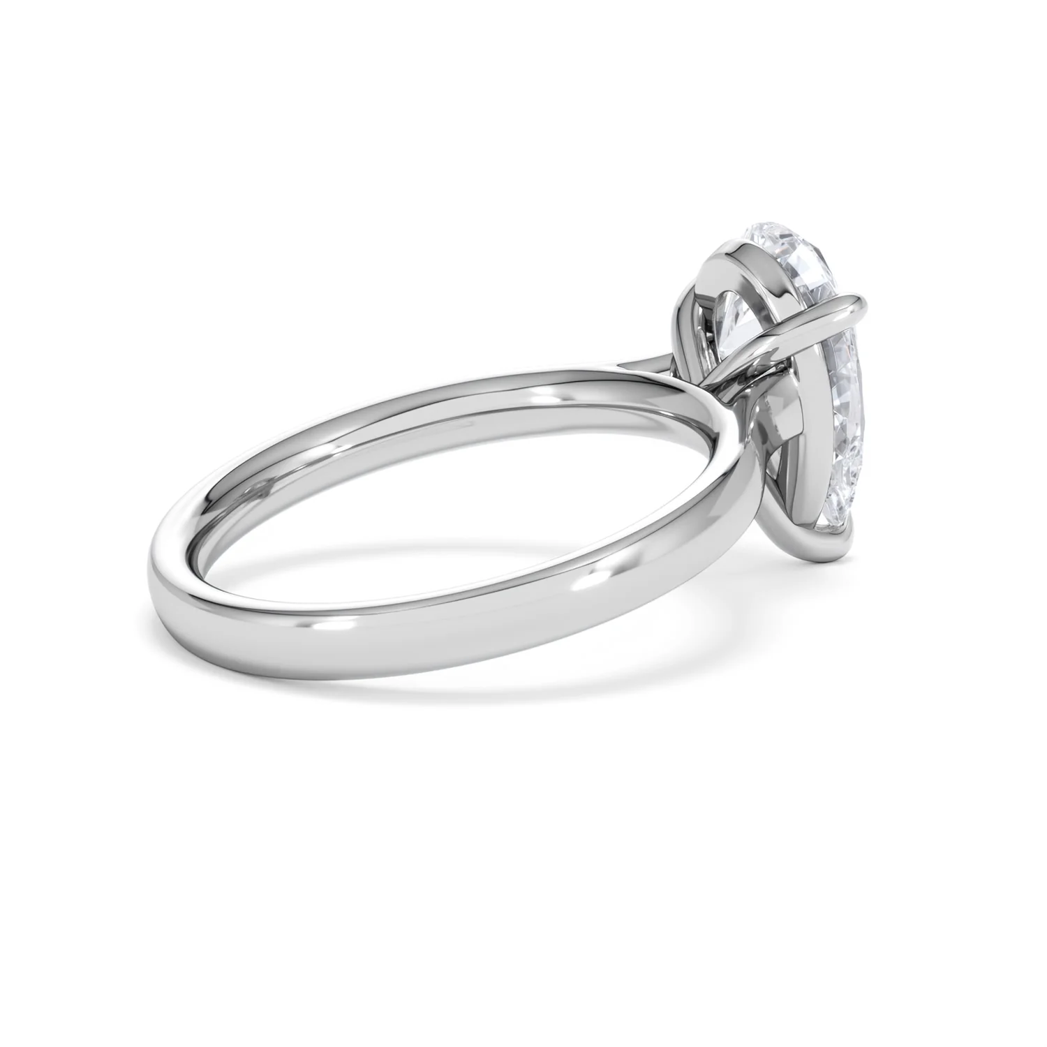 Amora Pear 2.00ct Lab Diamond Engagement Ring F/VS Set in Platinum - Image 35