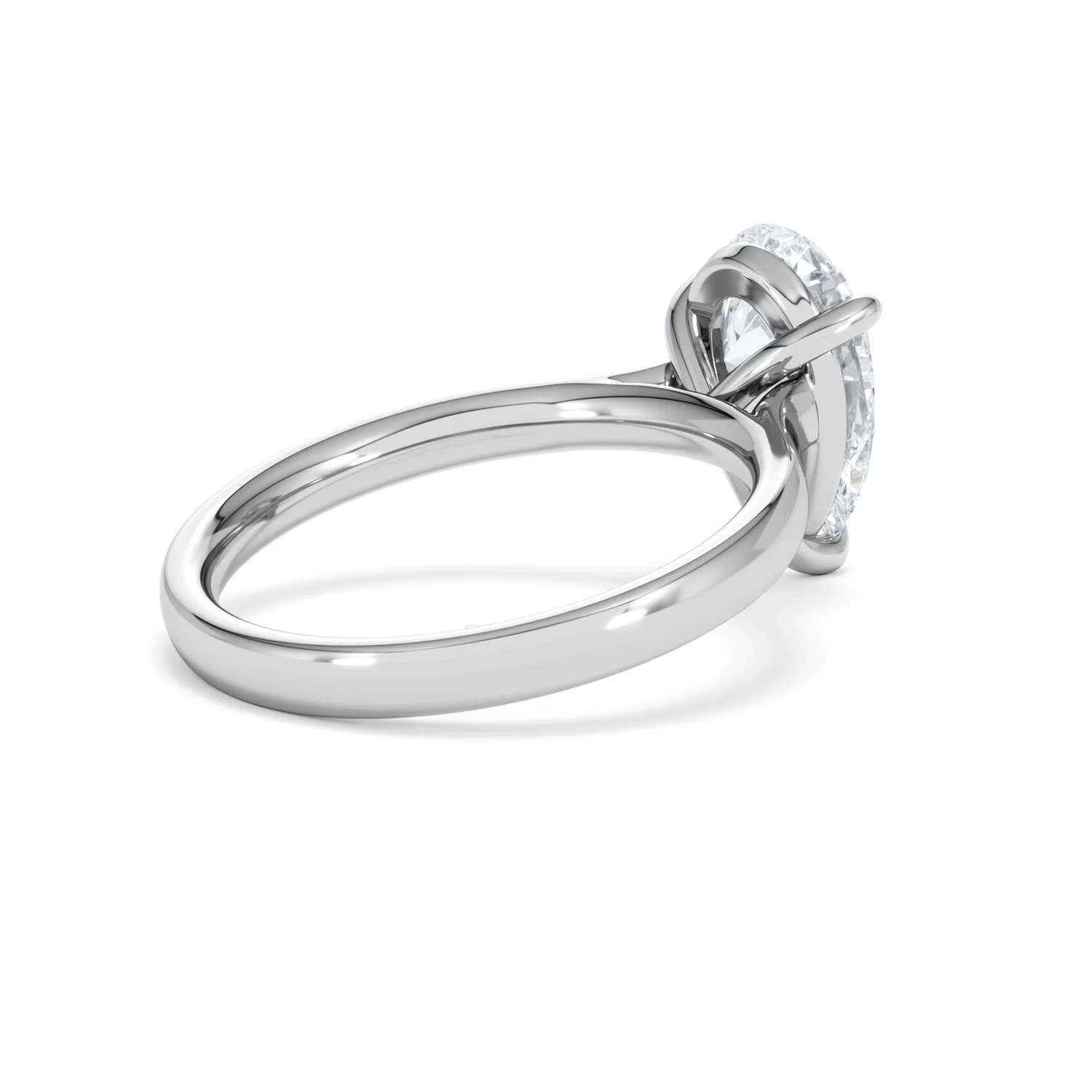Amora Pear 2.00ct Lab Diamond Engagement Ring F/VS Set in Platinum - Image 37