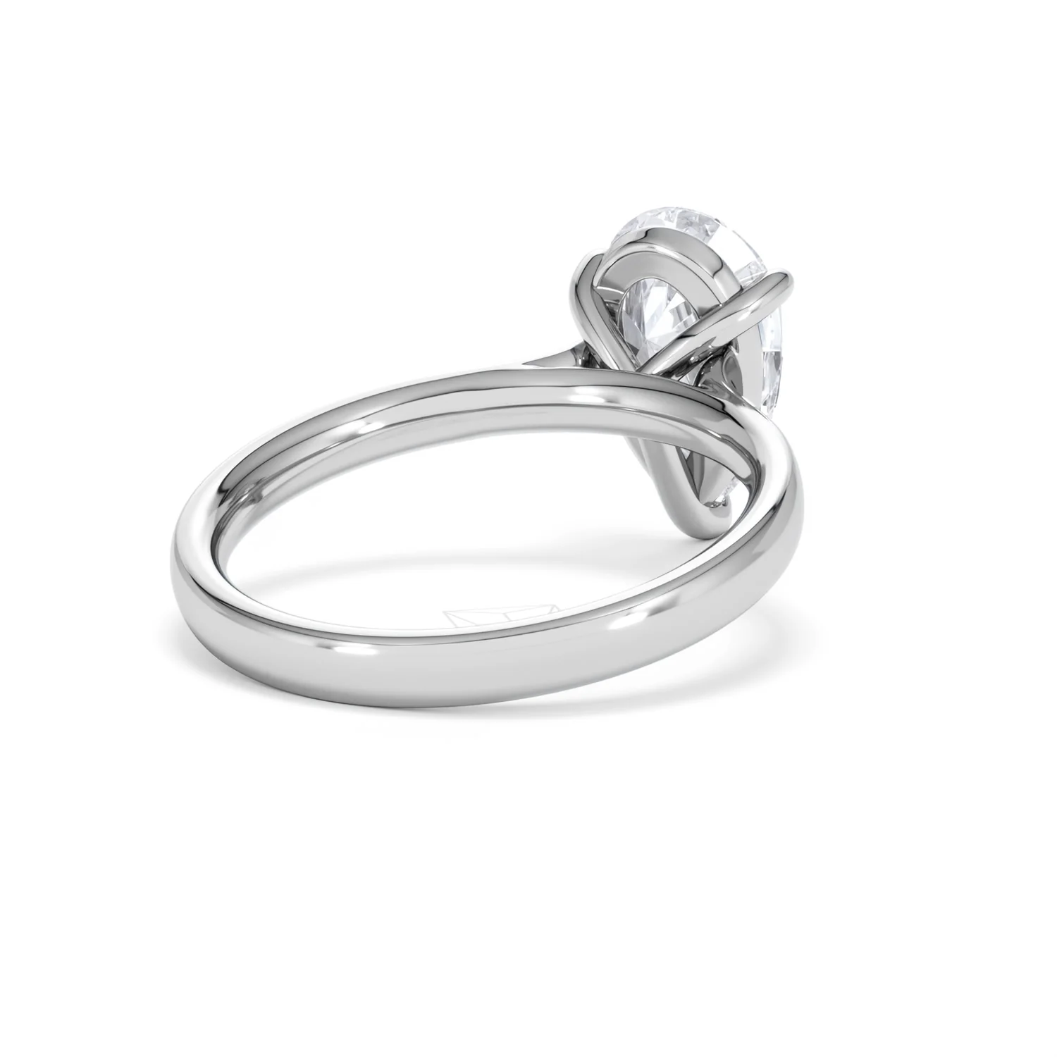 Amora Pear 2.00ct Lab Diamond Engagement Ring F/VS Set in Platinum - Image 41