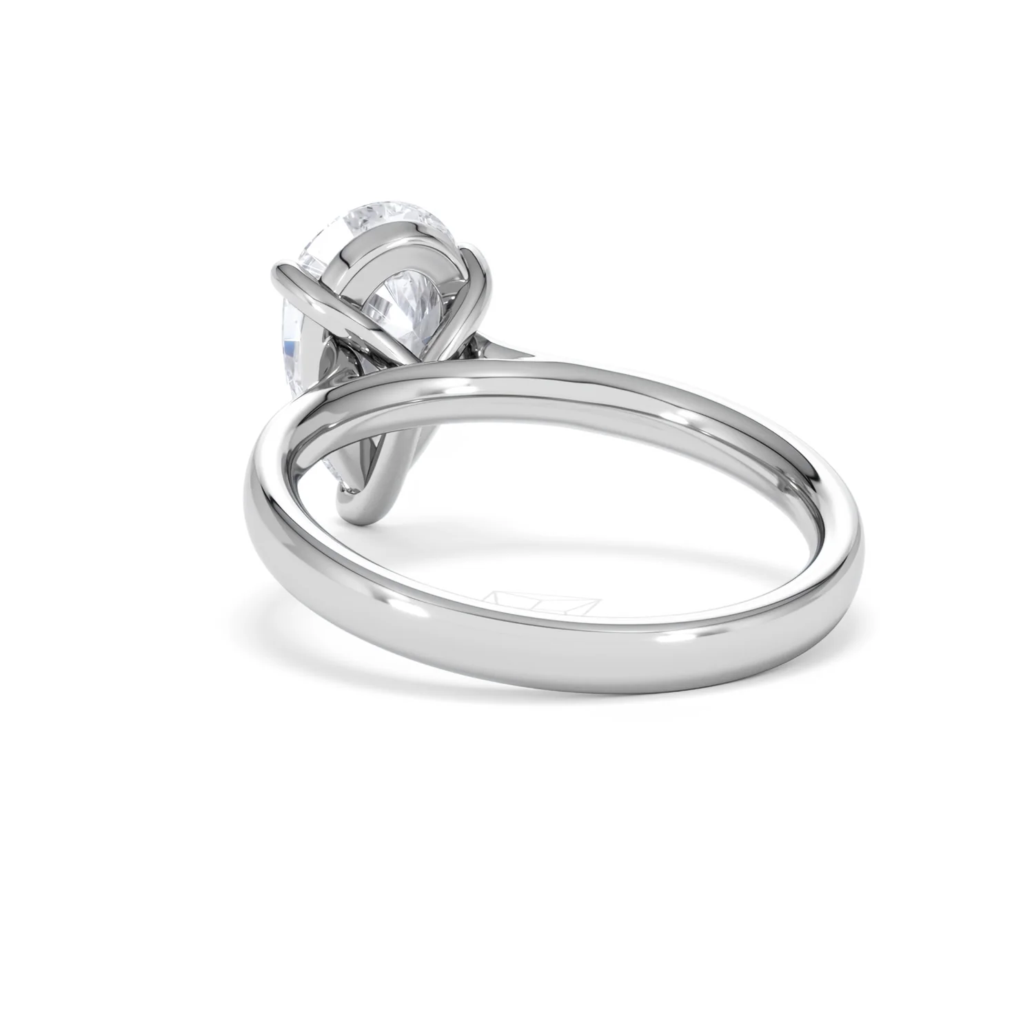 Amora Pear 2.00ct Lab Diamond Engagement Ring F/VS Set in Platinum - Image 54