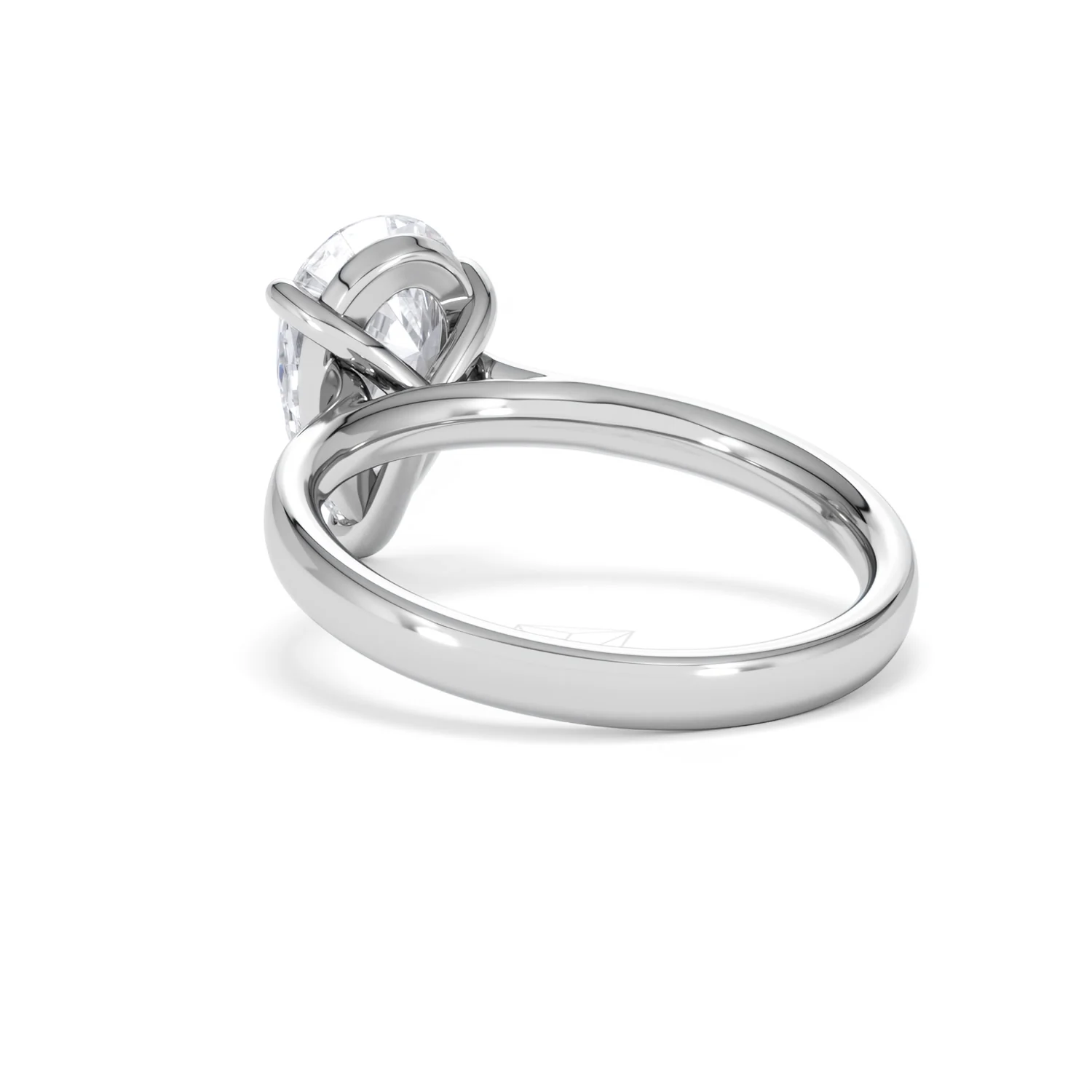 Amora Pear 2.00ct Lab Diamond Engagement Ring F/VS Set in Platinum - Image 55