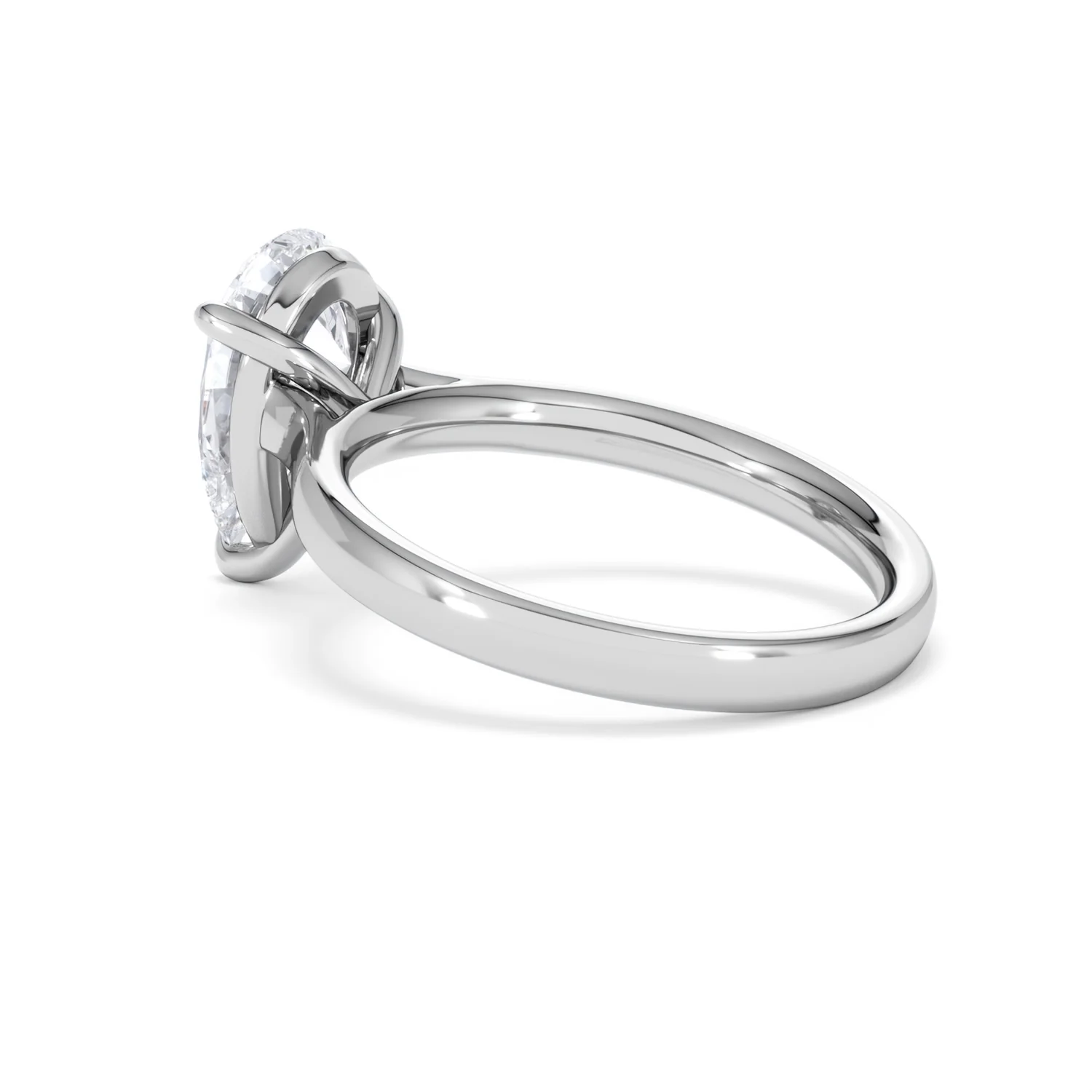 Amora Pear 2.00ct Lab Diamond Engagement Ring F/VS Set in Platinum - Image 60