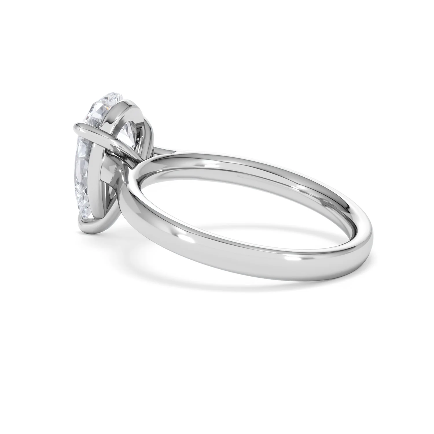 Amora Pear 2.00ct Lab Diamond Engagement Ring F/VS Set in Platinum - Image 61