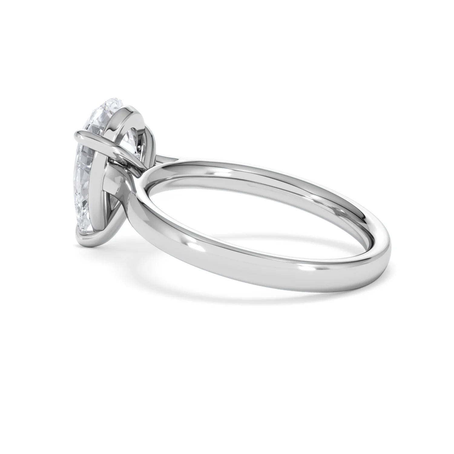 Amora Pear 2.00ct Lab Diamond Engagement Ring F/VS Set in Platinum - Image 62