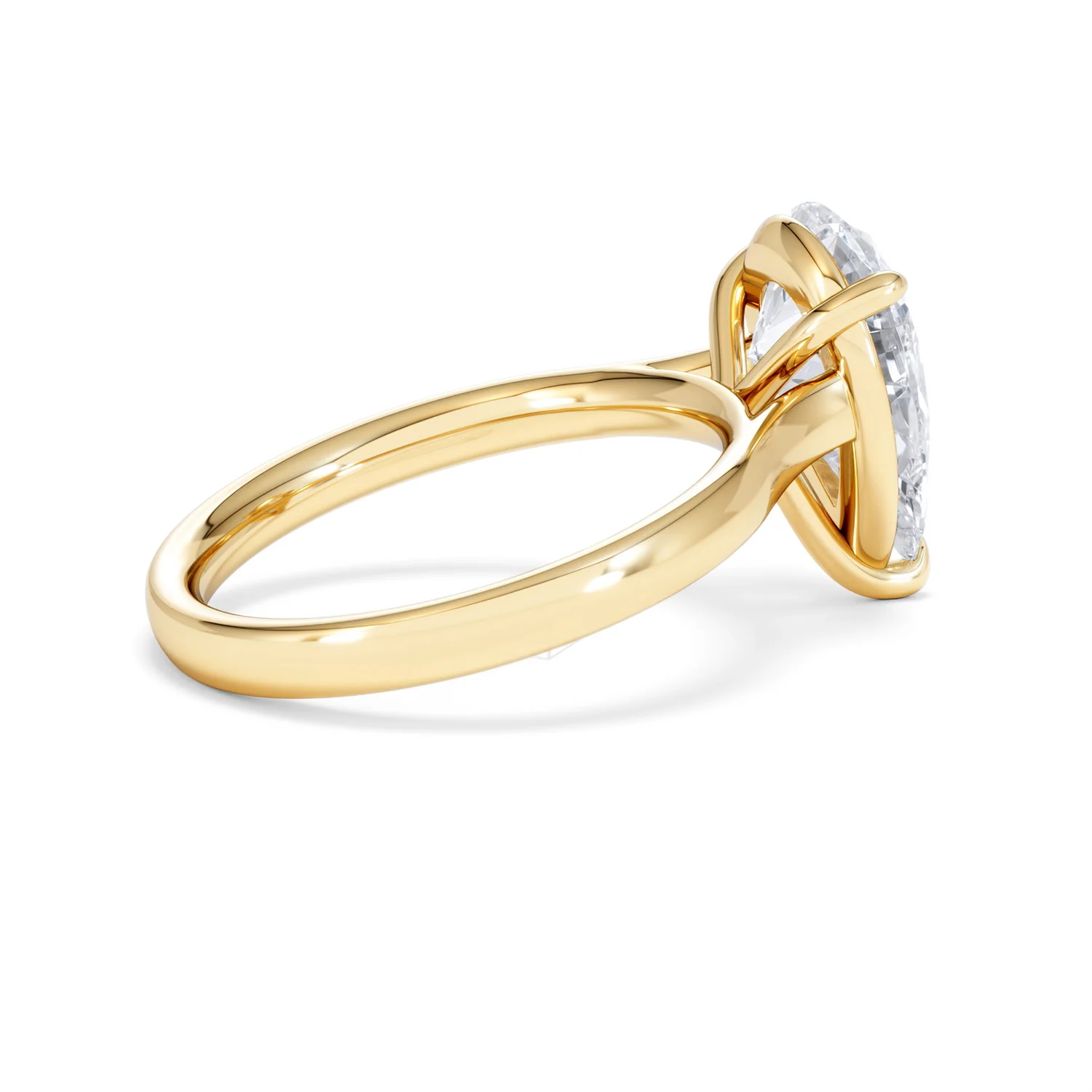 Amora Pear 3.00ct Lab Diamond Engagement Ring G/VS Set in 18K Gold - Image 33