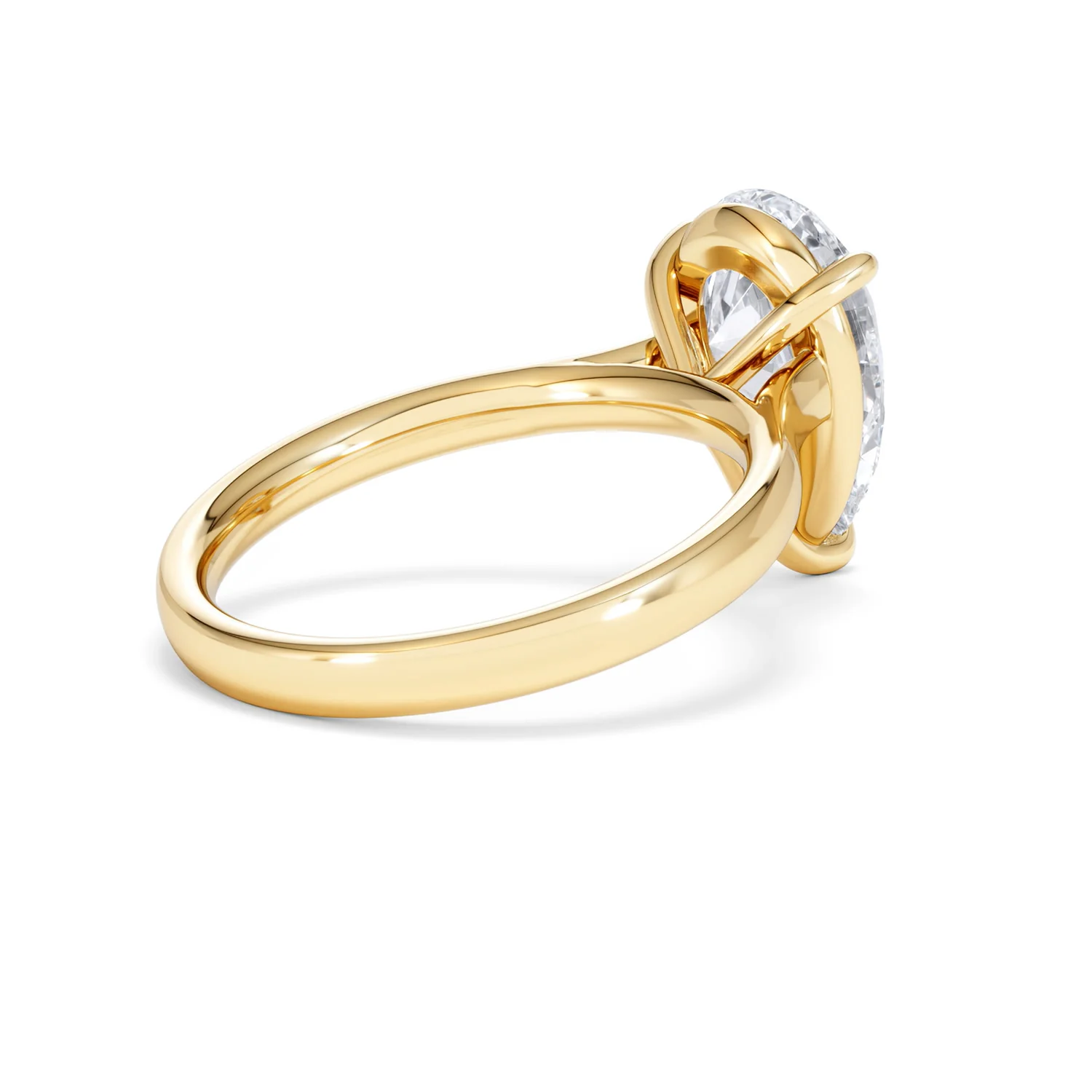 Amora Pear 3.00ct Lab Diamond Engagement Ring G/VS Set in 18K Gold - Image 37