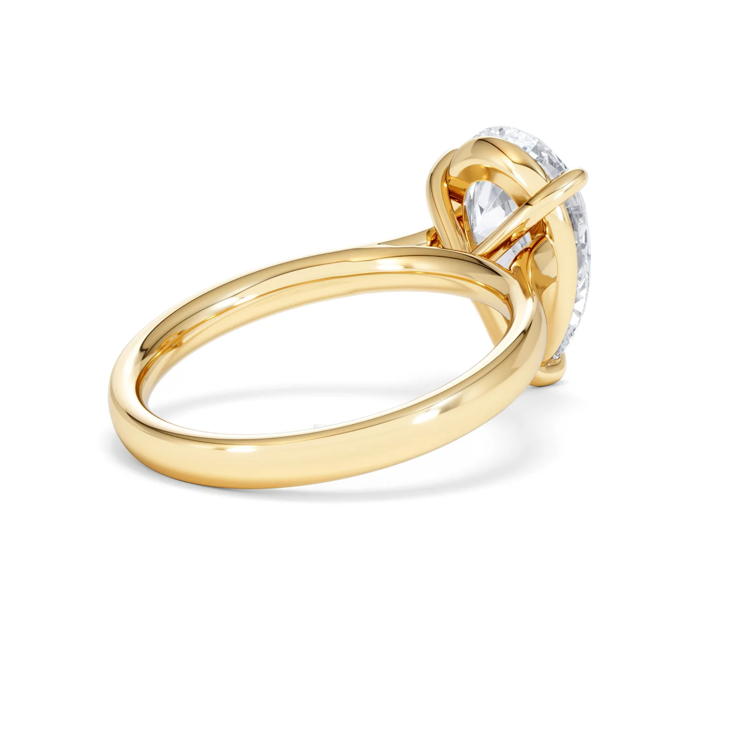 Amora Pear 3.00ct Lab Diamond Engagement Ring G/VS Set in 18K Gold - Image 38