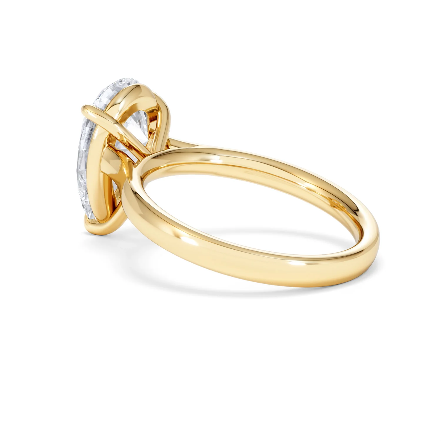 Amora Pear 3.00ct Lab Diamond Engagement Ring G/VS Set in 18K Gold - Image 60