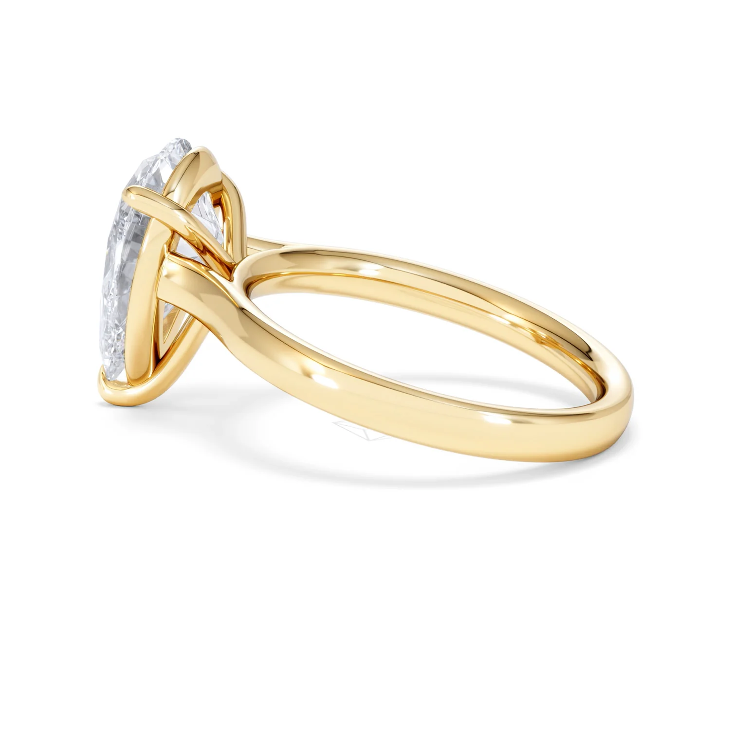 Amora Pear 3.00ct Lab Diamond Engagement Ring G/VS Set in 18K Gold - Image 64