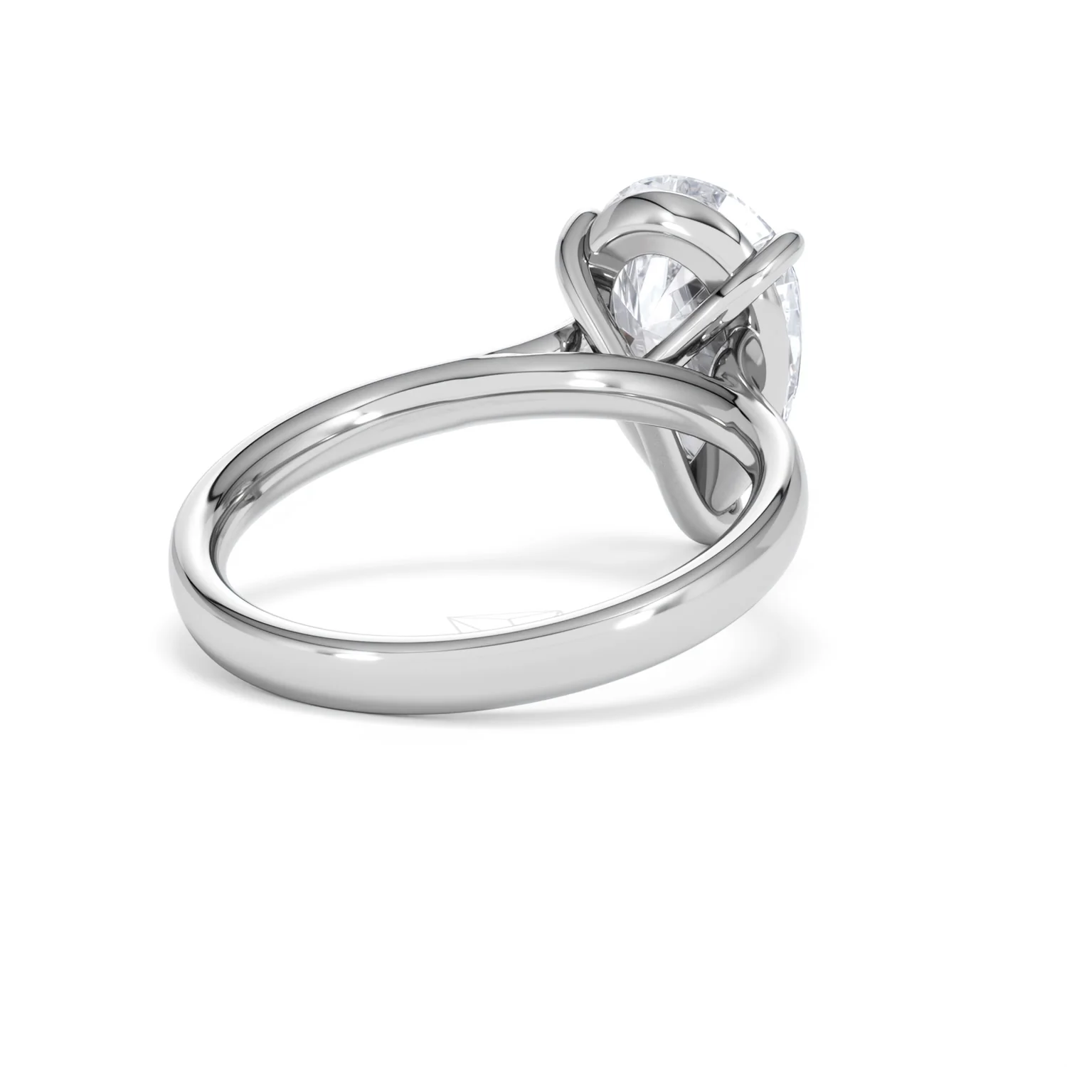 Amora Pear 3.00ct Lab Diamond Engagement Ring G/VS Set in 18K White Gold - Image 41