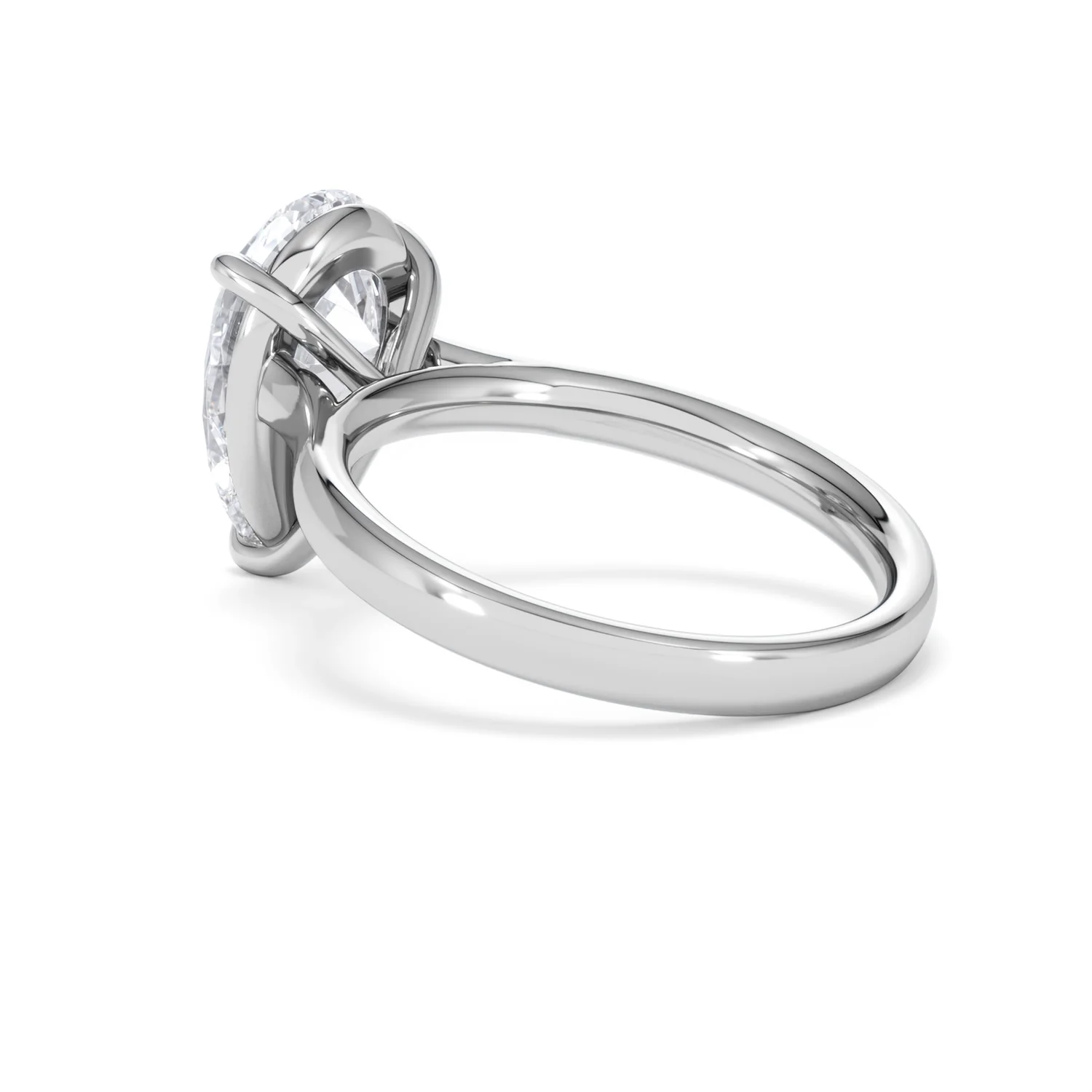 Amora Pear 3.00ct Lab Diamond Engagement Ring G/VS Set in 18K White Gold - Image 59