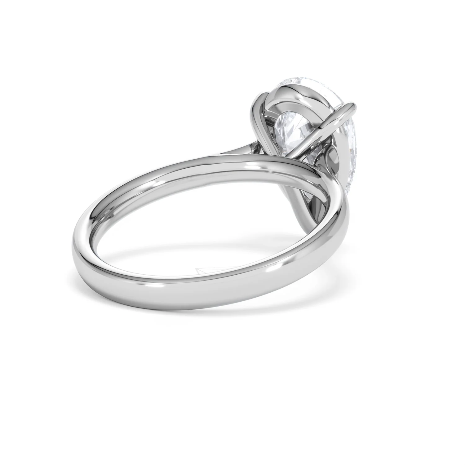 Amora Pear 3.00ct Lab Diamond Engagement Ring G/VS Set in Platinum - Image 40