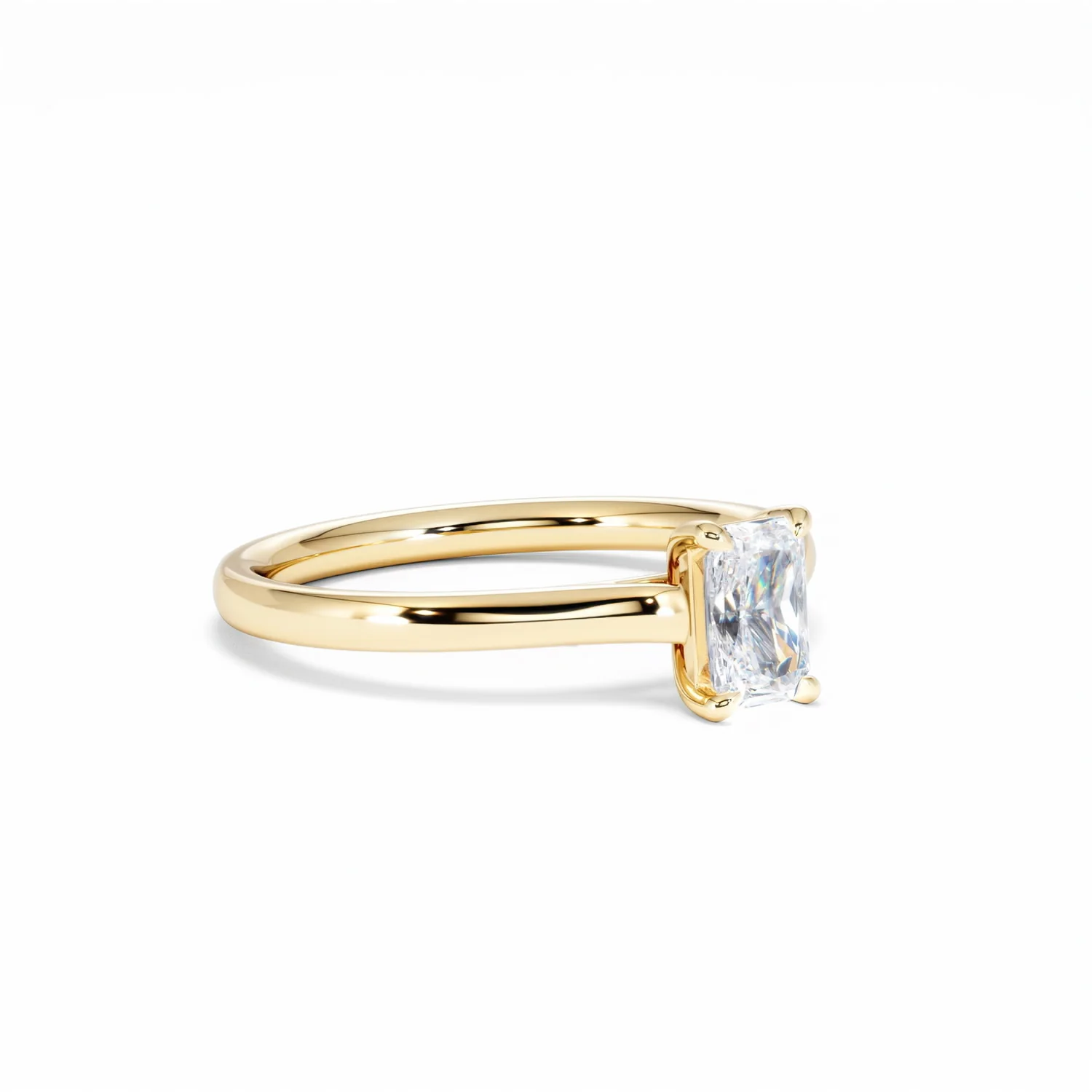 Amora Radiant 0.50ct Diamond Engagement Ring G/VS1 Set in 18K Gold - Image 18