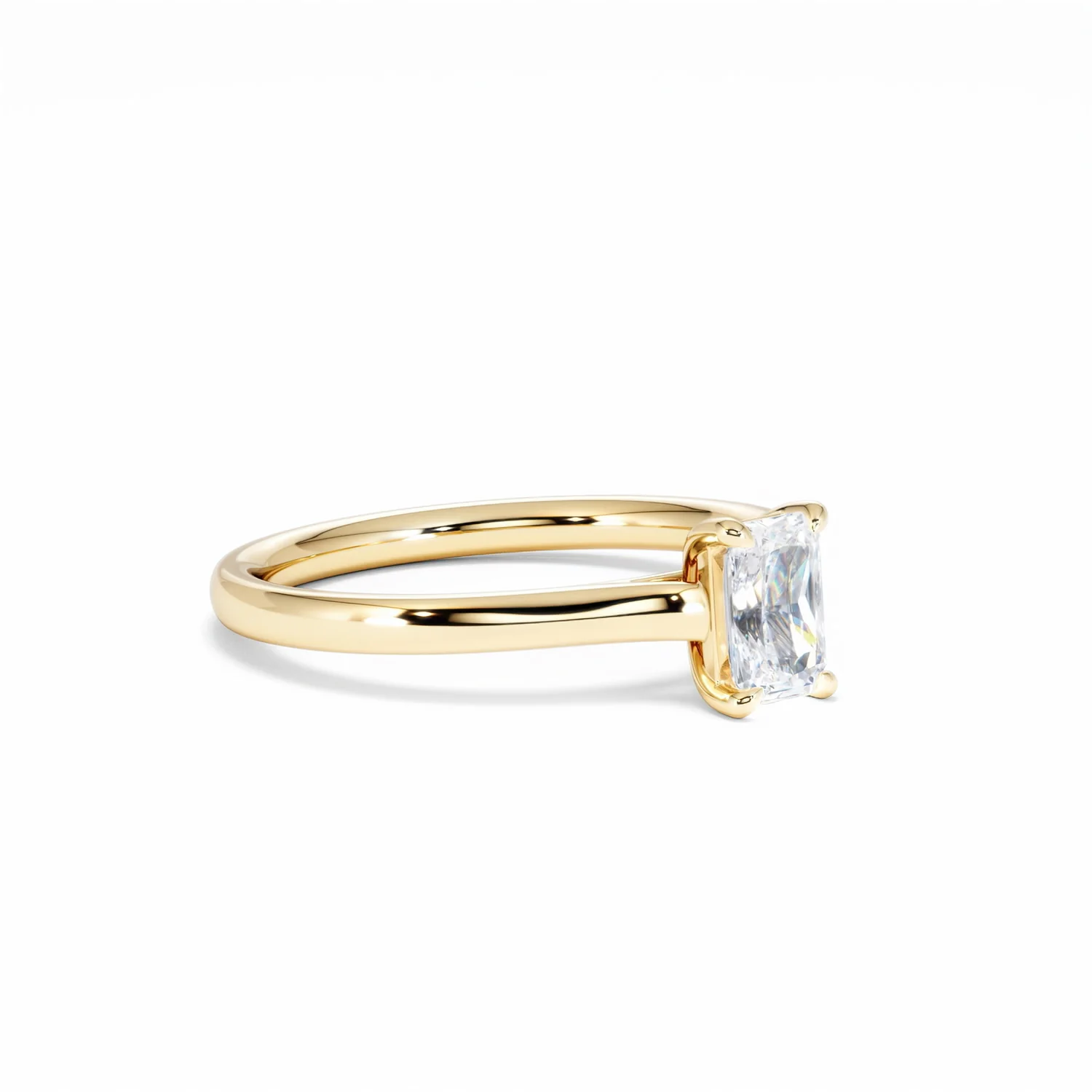 Amora Radiant 0.50ct Diamond Engagement Ring G/VS1 Set in 18K Gold - Image 19