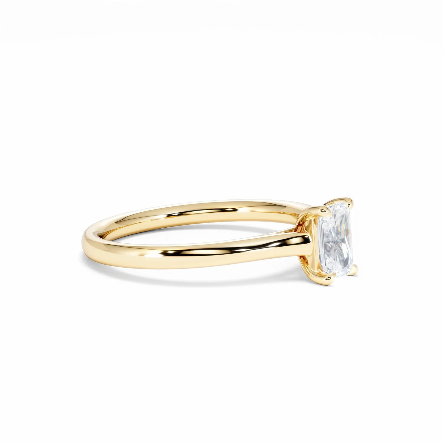 Amora Radiant 0.50ct Diamond Engagement Ring G/VS1 Set in 18K Gold - Image 22