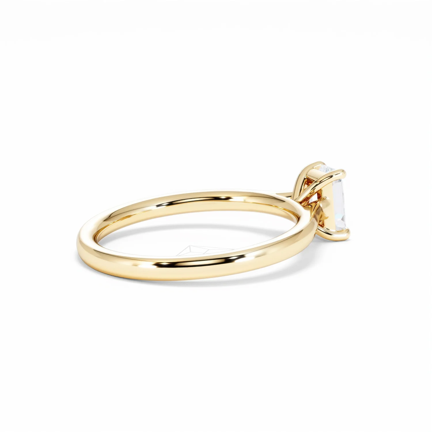 Amora Radiant 0.50ct Diamond Engagement Ring G/VS1 Set in 18K Gold - Image 36