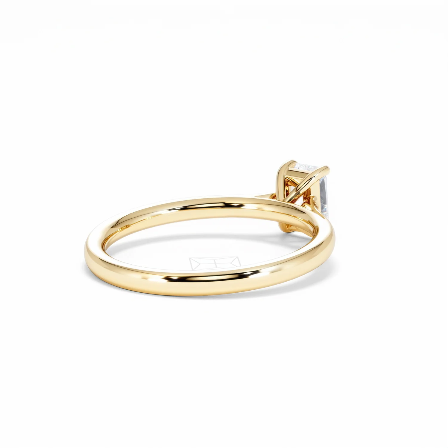 Amora Radiant 0.50ct Diamond Engagement Ring G/VS1 Set in 18K Gold - Image 41