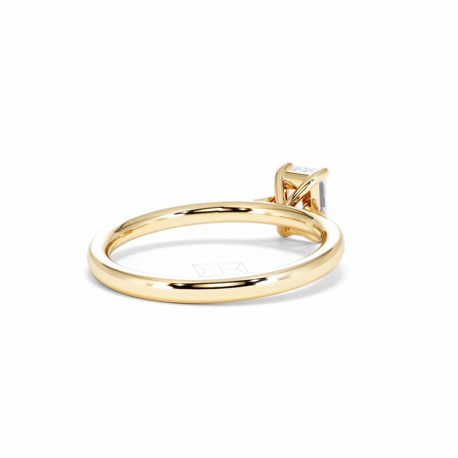 Amora Radiant 0.50ct Diamond Engagement Ring G/VS1 Set in 18K Gold - Image 42