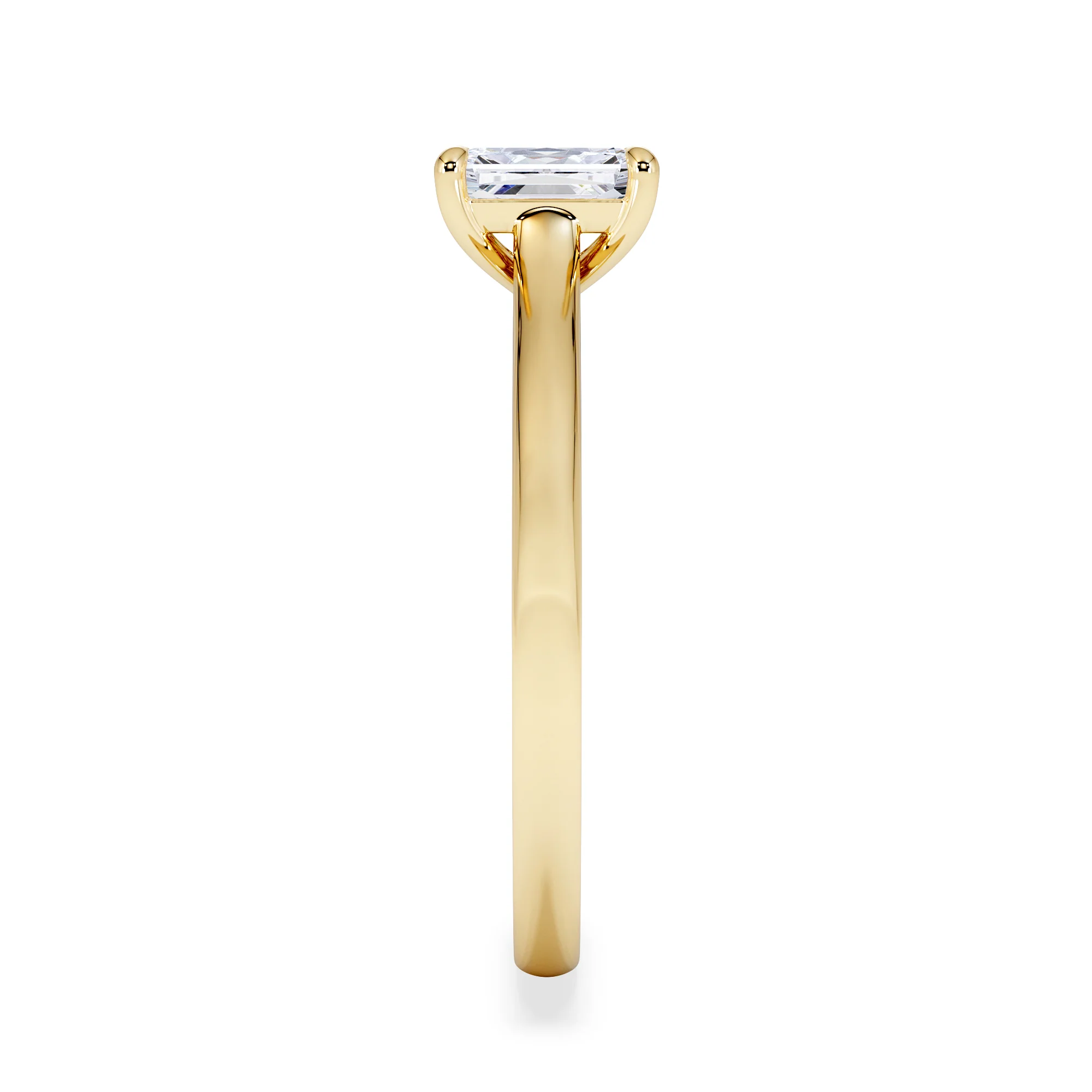 Amora Radiant 0.50ct Diamond Engagement Ring G/VS1 Set in 18K Gold - Image 5