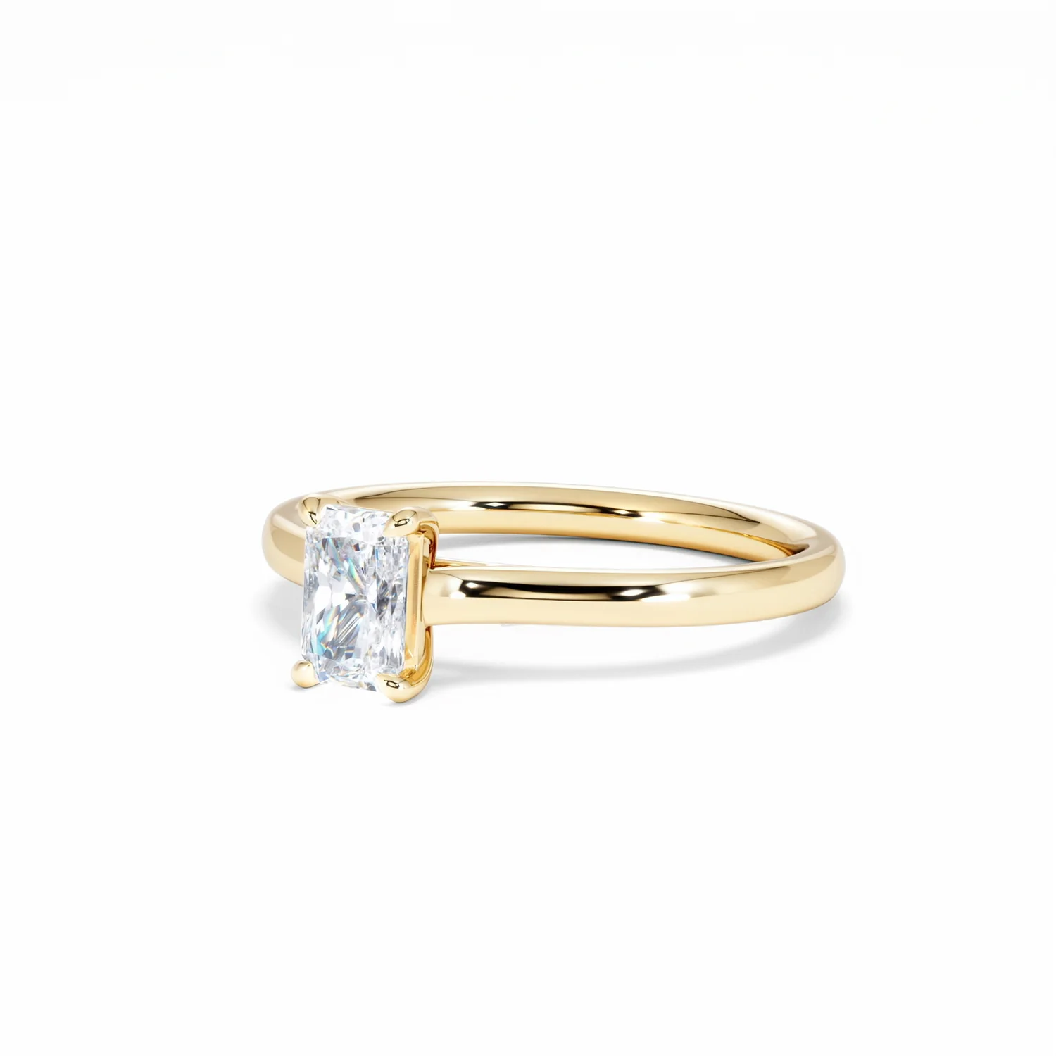 Amora Radiant 0.50ct Diamond Engagement Ring G/VS1 Set in 18K Gold - Image 83