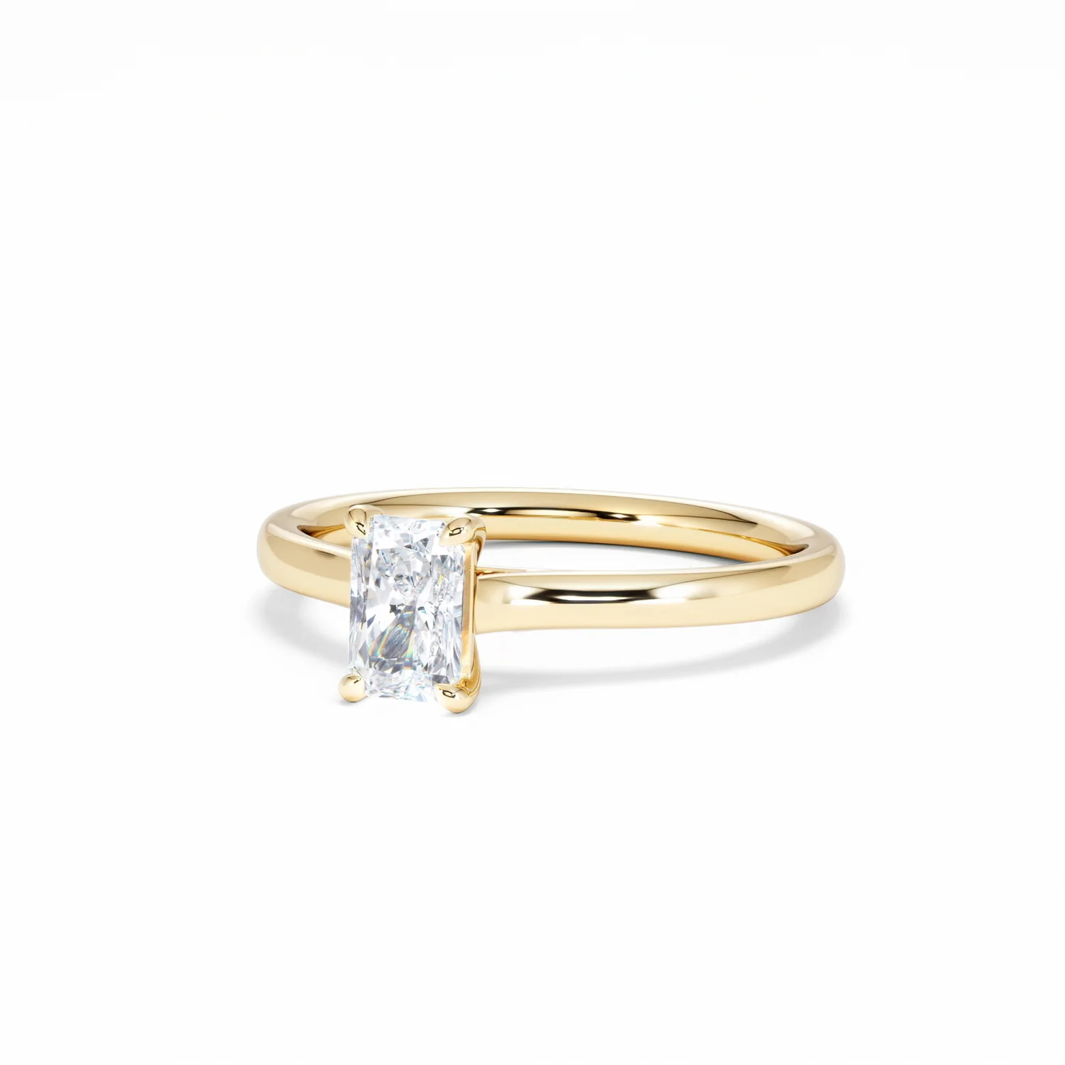 Amora Radiant 0.50ct Diamond Engagement Ring G/VS1 Set in 18K Gold - Image 85