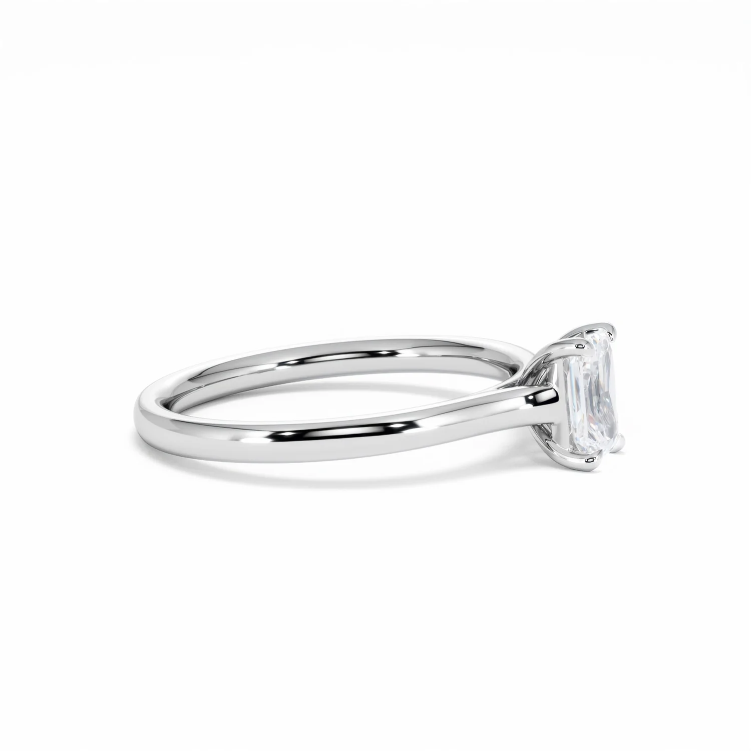 Amora Radiant 0.50ct Diamond Engagement Ring G/VS1 Set in 18K White Gold - Image 25