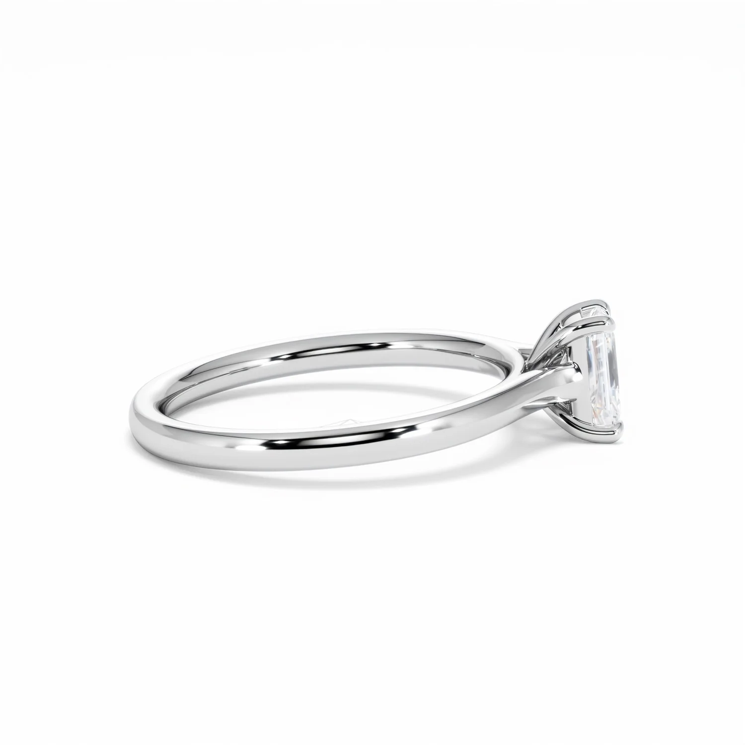 Amora Radiant 0.50ct Diamond Engagement Ring G/VS1 Set in 18K White Gold - Image 30