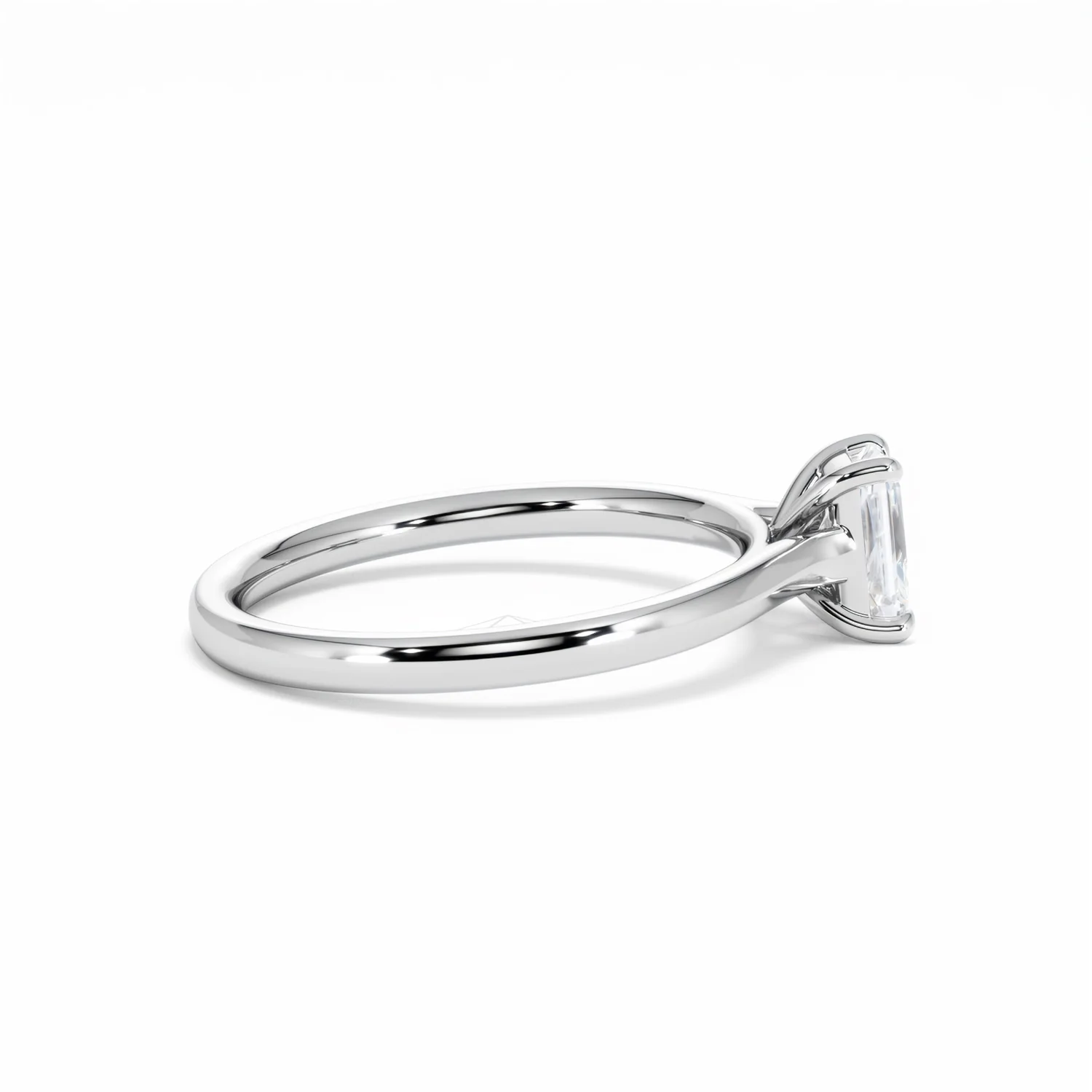 Amora Radiant 0.50ct Diamond Engagement Ring G/VS1 Set in 18K White Gold - Image 31