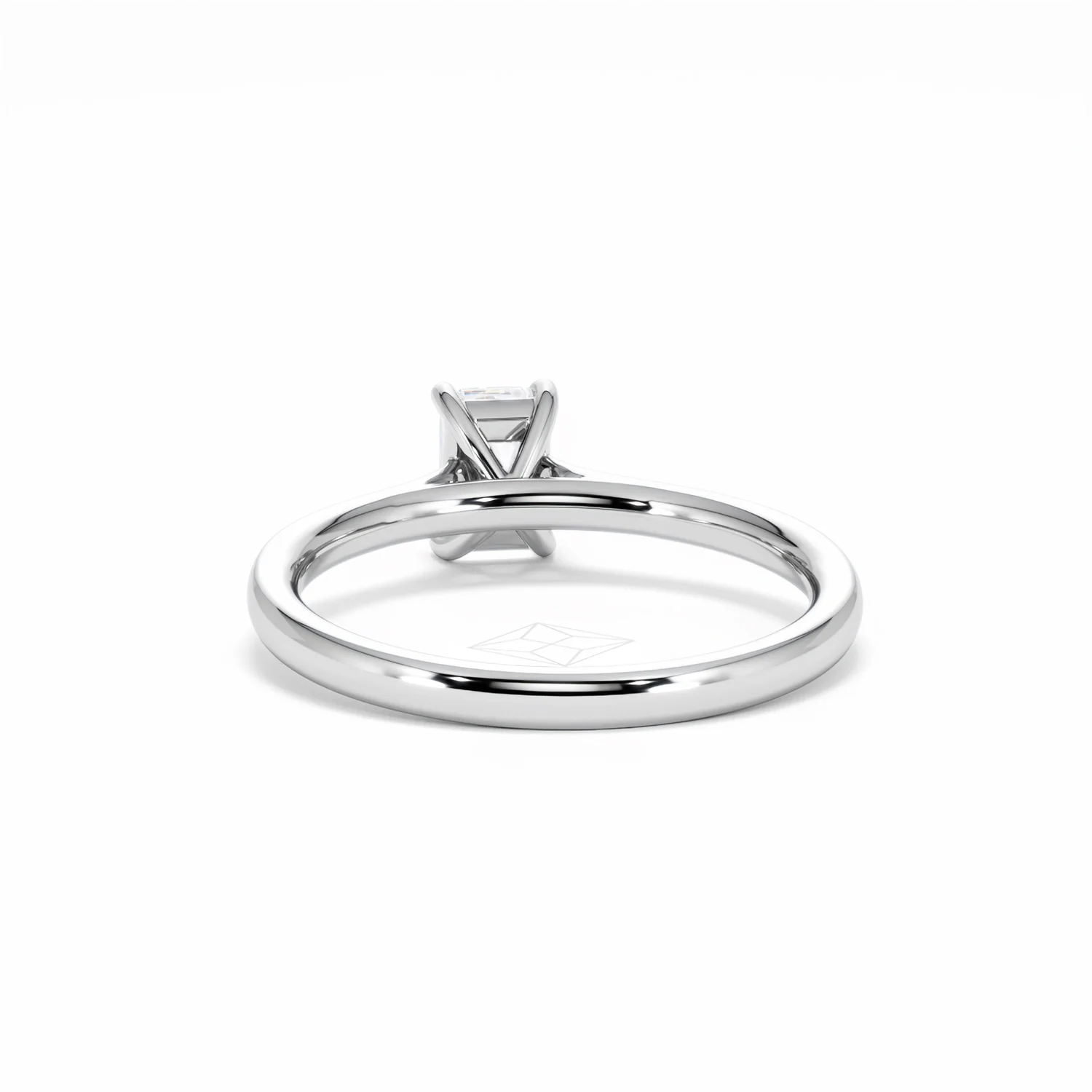 Amora Radiant 0.50ct Diamond Engagement Ring G/VS1 Set in 18K White Gold - Image 52