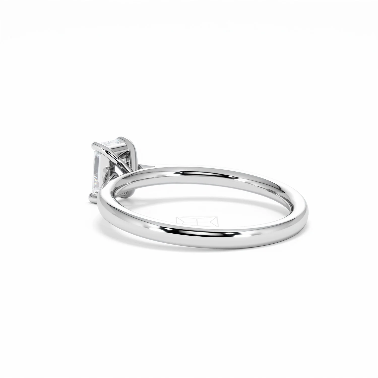 Amora Radiant 0.50ct Diamond Engagement Ring G/VS1 Set in 18K White Gold - Image 60