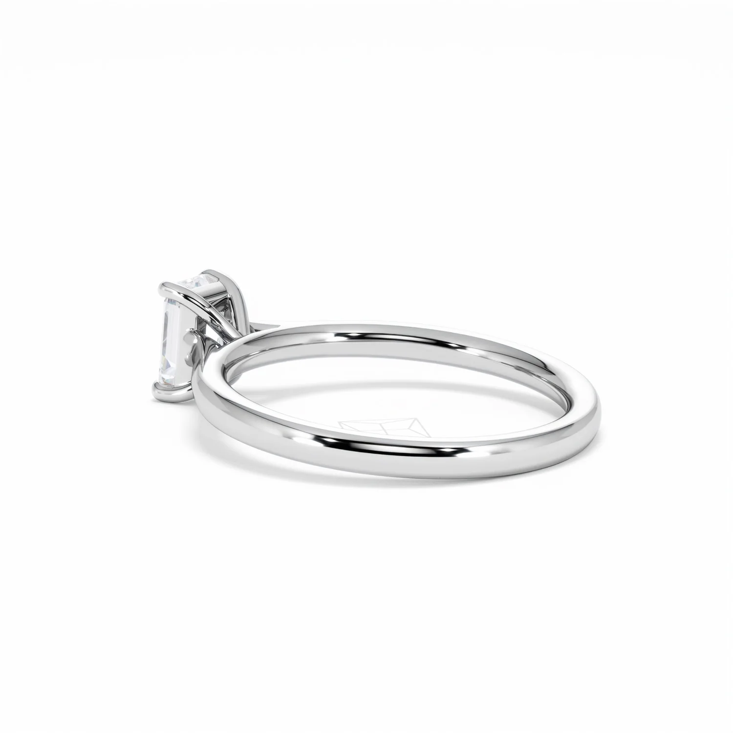 Amora Radiant 0.50ct Diamond Engagement Ring G/VS1 Set in 18K White Gold - Image 62