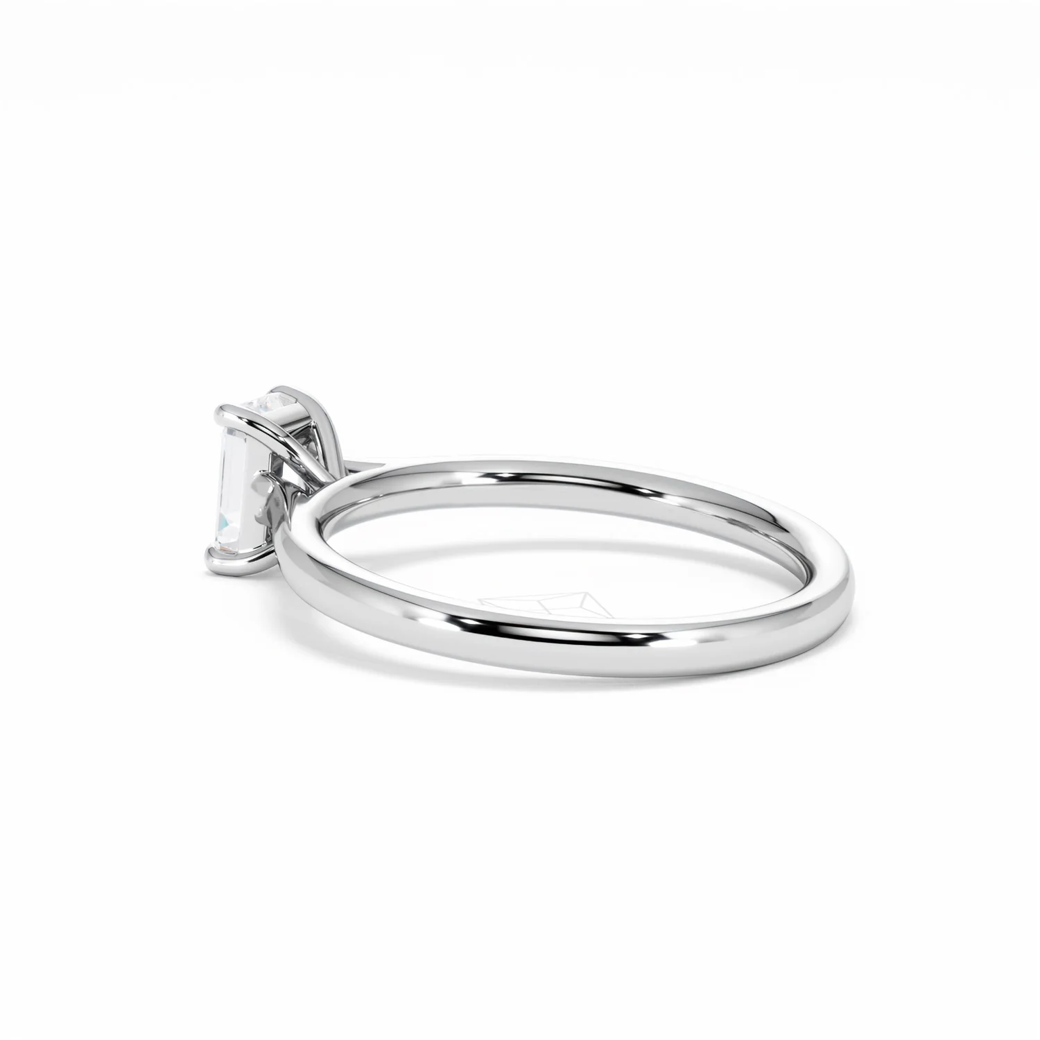 Amora Radiant 0.50ct Diamond Engagement Ring G/VS1 Set in 18K White Gold - Image 63