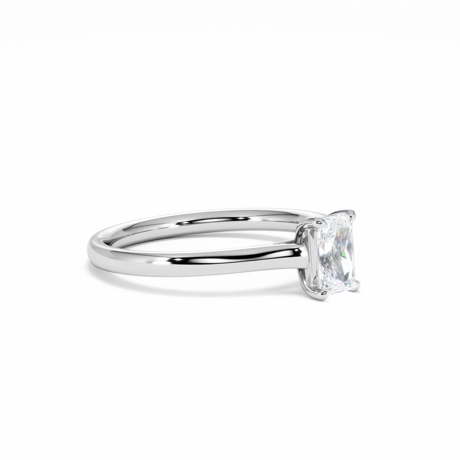 Amora Radiant 0.50ct Diamond Engagement Ring G/VS1 Set in Platinum - Image 20