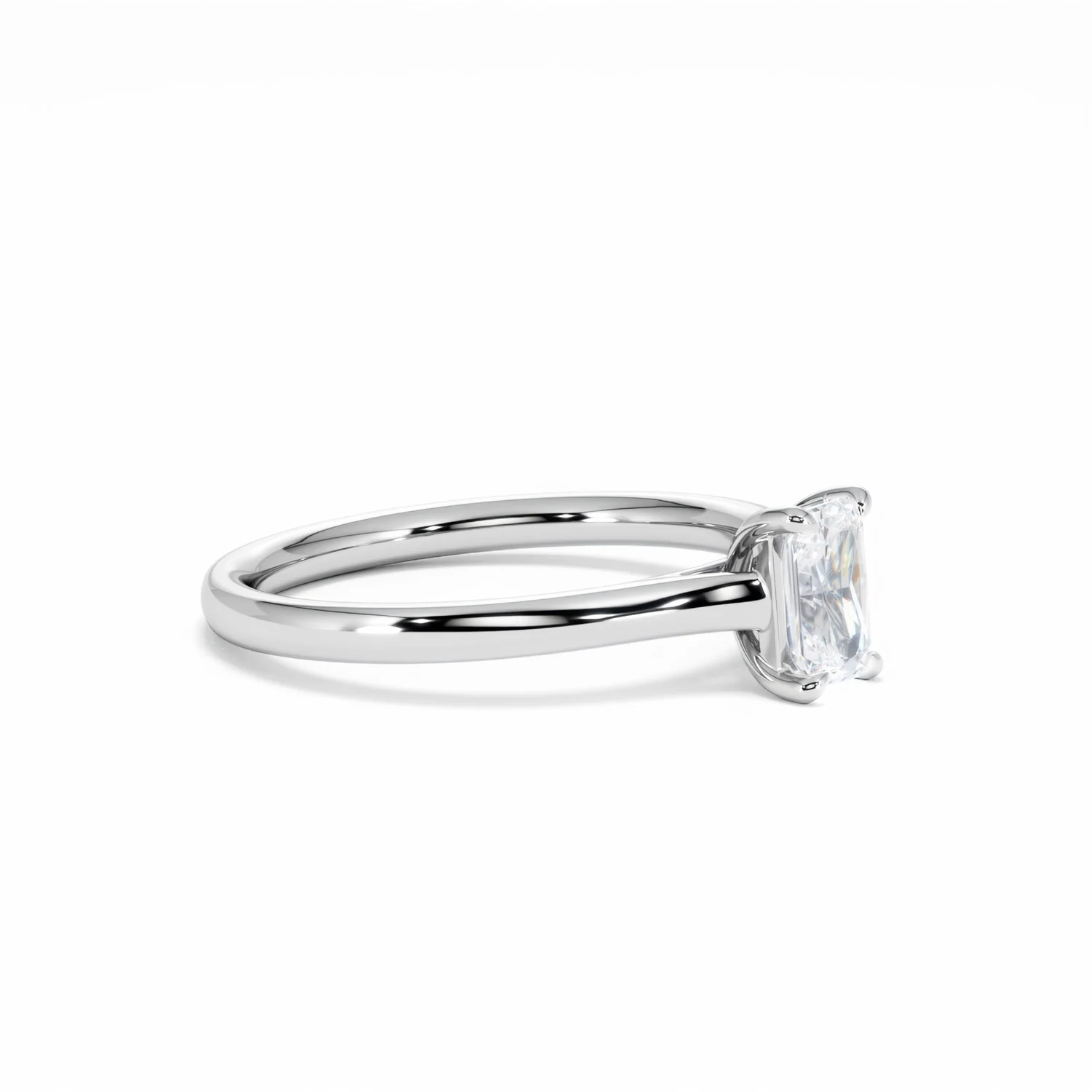 Amora Radiant 0.50ct Diamond Engagement Ring G/VS1 Set in Platinum - Image 22