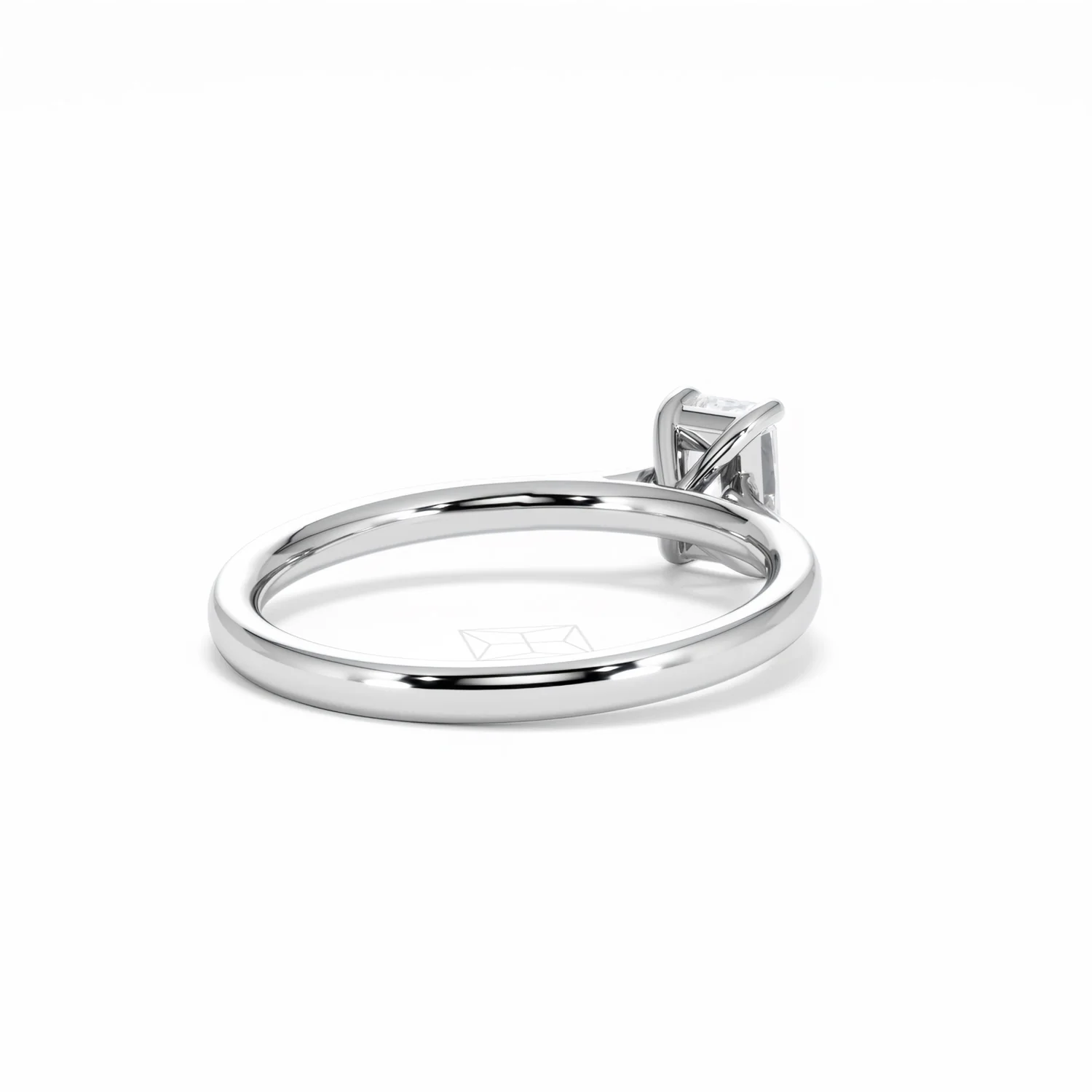 Amora Radiant 0.50ct Diamond Engagement Ring G/VS1 Set in Platinum - Image 42