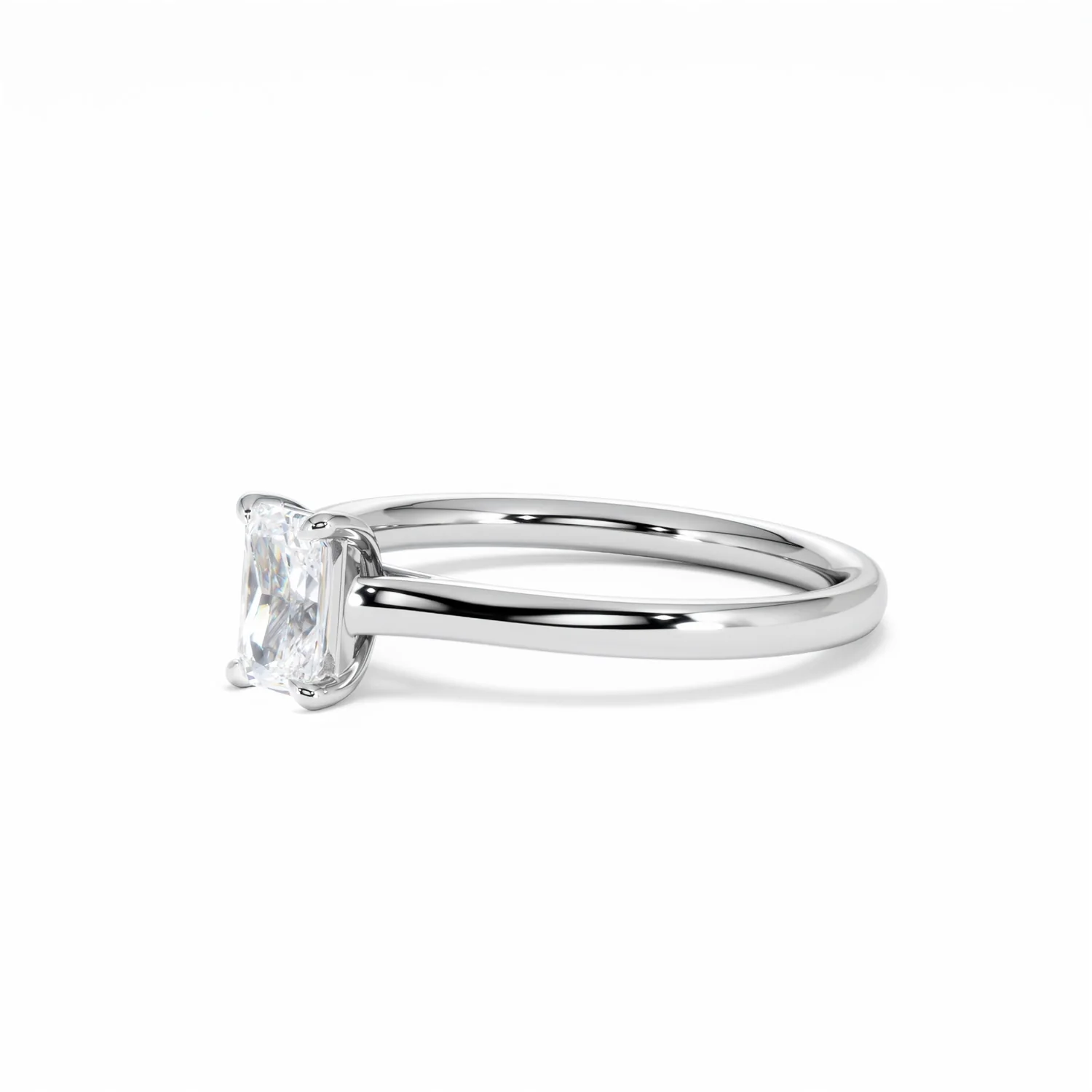 Amora Radiant 0.50ct Diamond Engagement Ring G/VS1 Set in Platinum - Image 79