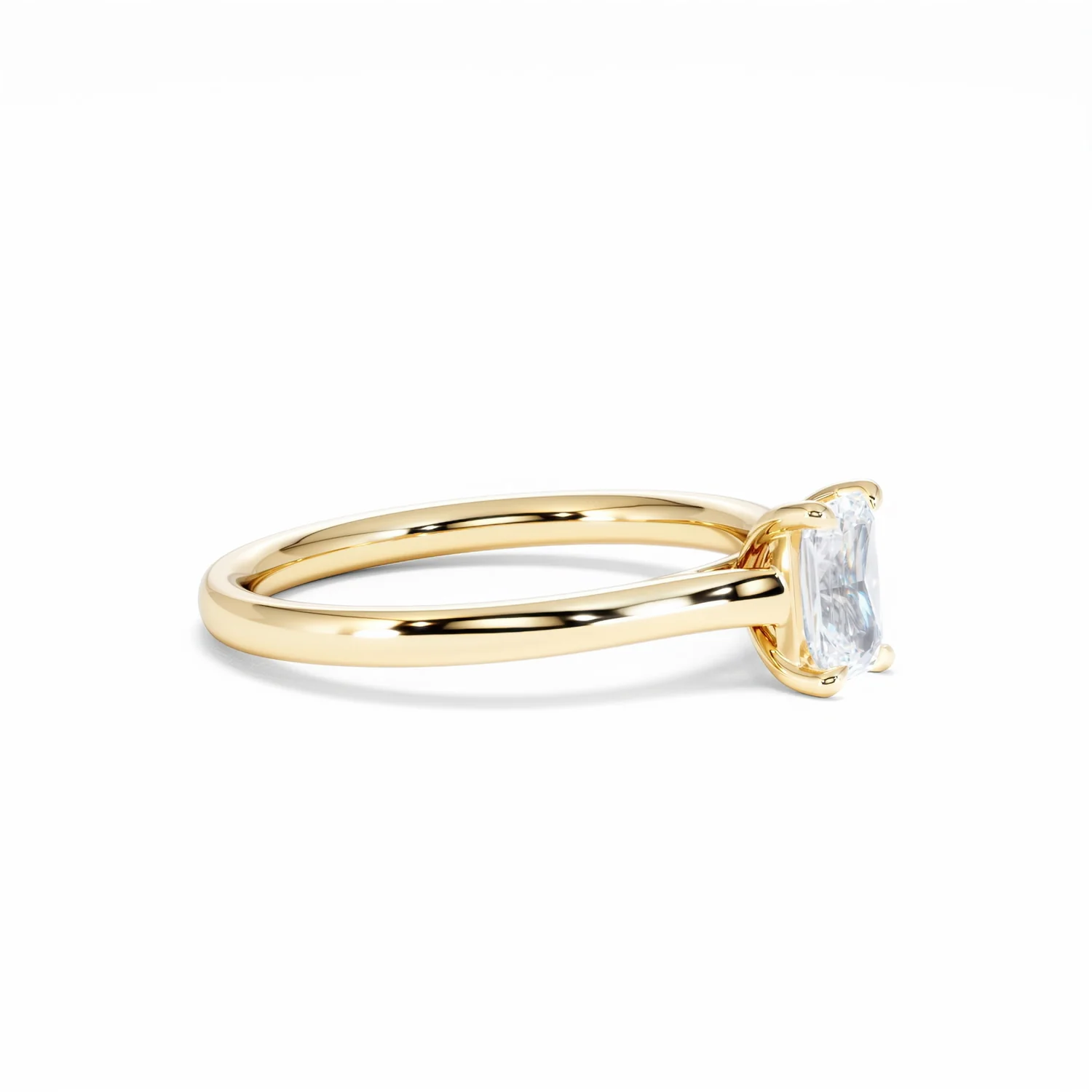 Amora Radiant 0.50ct Lab Diamond Engagement Ring F/VS1 Set in 18K Gold - Image 23