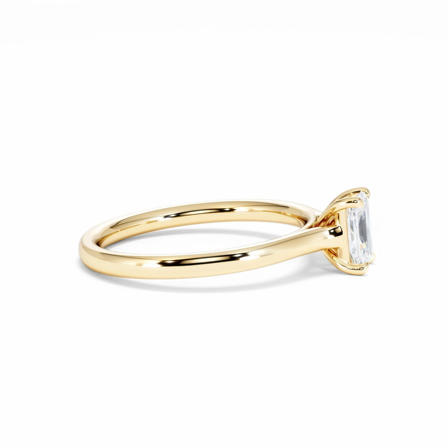 Amora Radiant 0.50ct Lab Diamond Engagement Ring F/VS1 Set in 18K Gold - Image 27