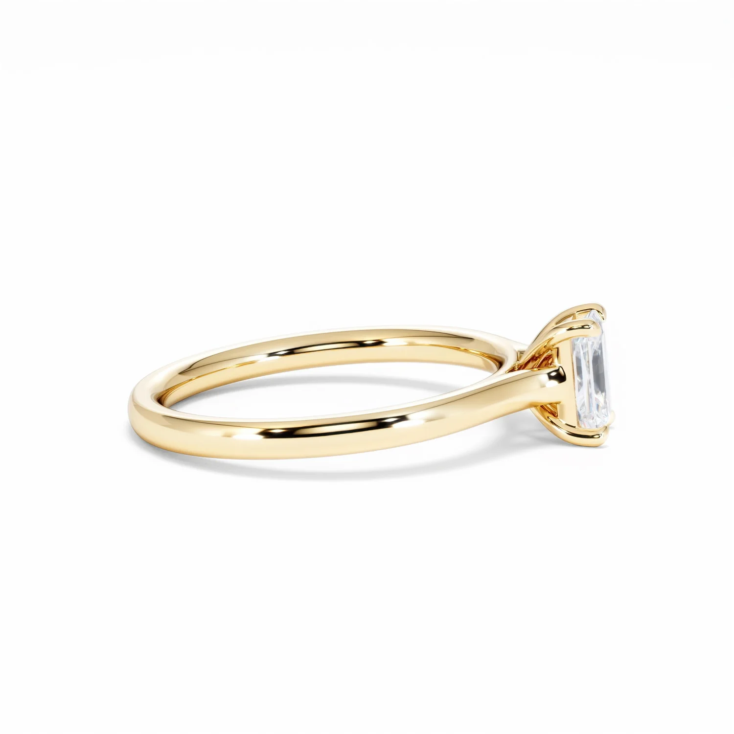 Amora Radiant 0.50ct Lab Diamond Engagement Ring F/VS1 Set in 18K Gold - Image 28