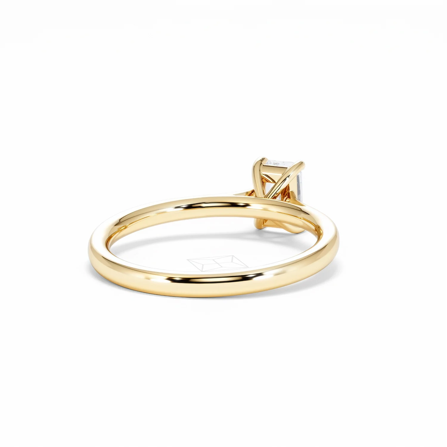 Amora Radiant 0.50ct Lab Diamond Engagement Ring F/VS1 Set in 18K Gold - Image 44