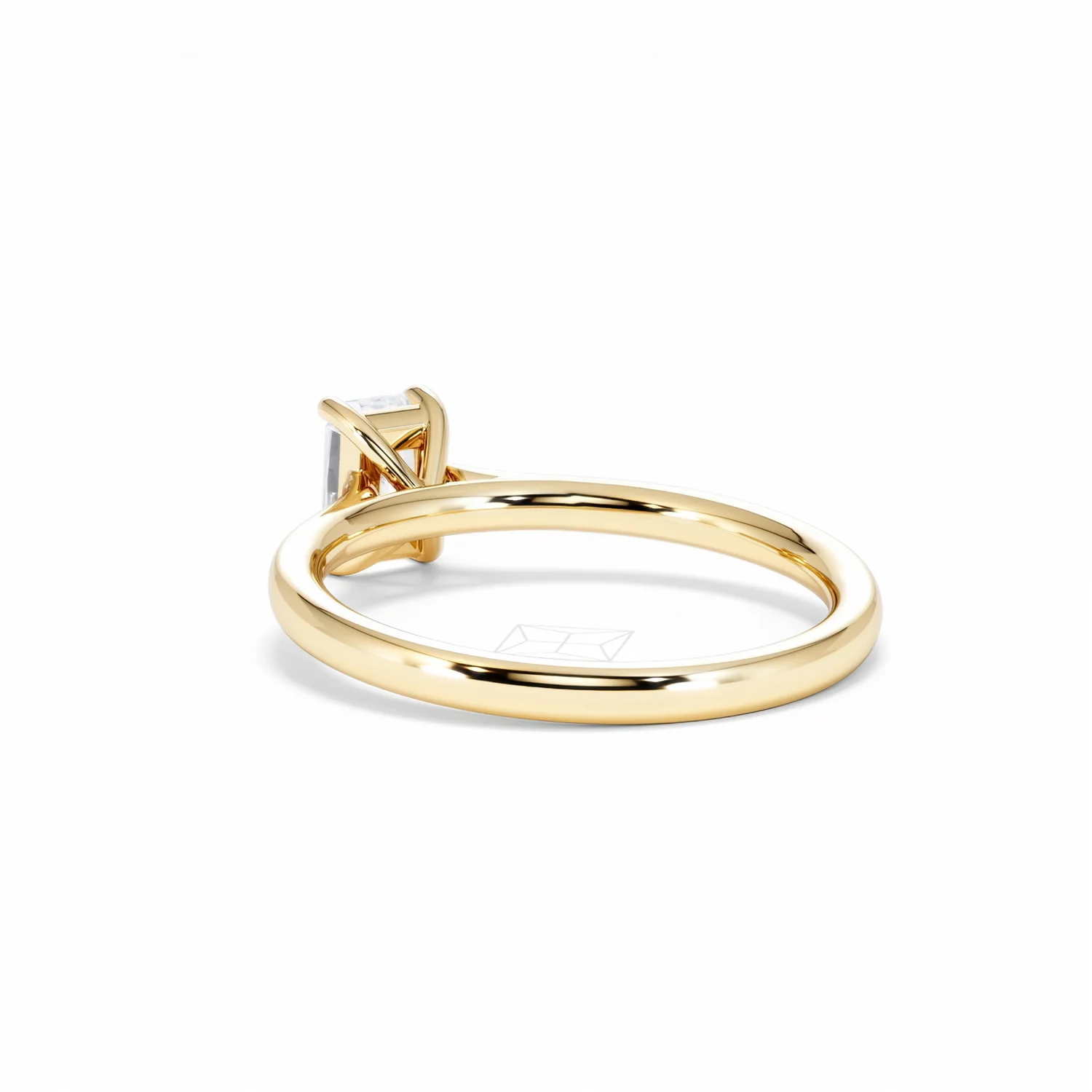 Amora Radiant 0.50ct Lab Diamond Engagement Ring F/VS1 Set in 18K Gold - Image 57